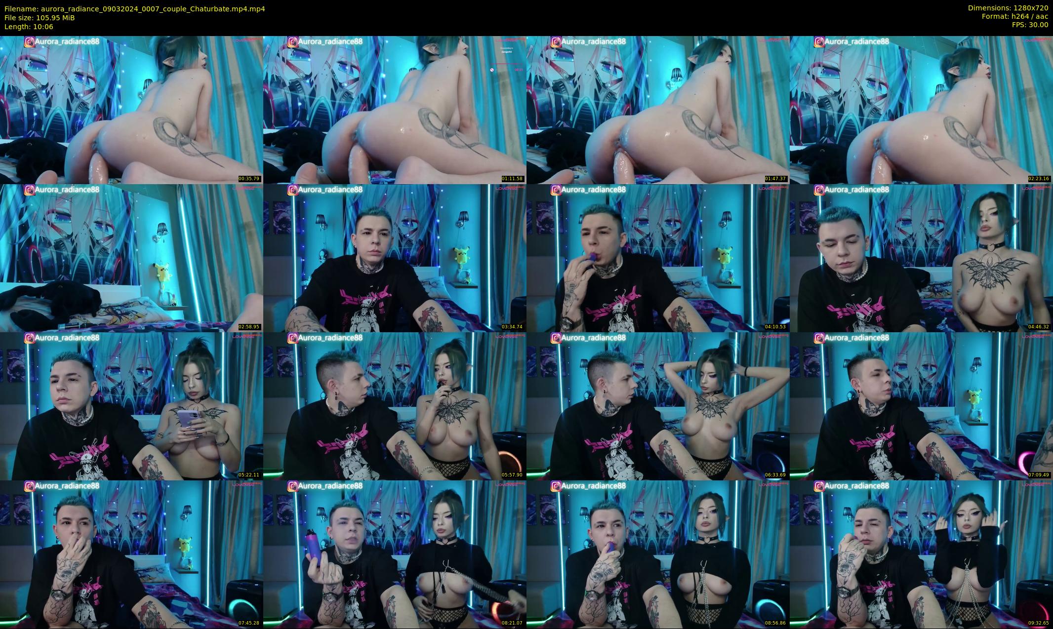aurora_radiance — 11 minute Chaturbate couple cam show recording, 720p, Mar 9, 2024