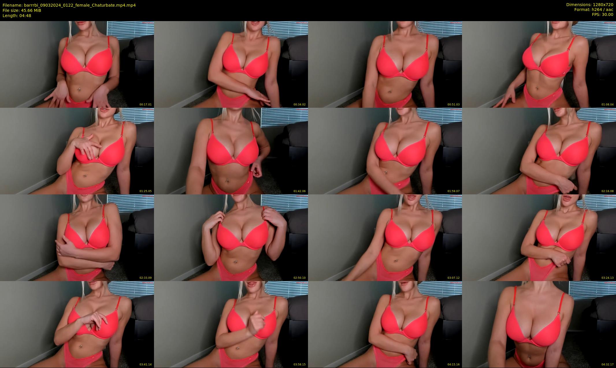 barrrbi — 5 minute Chaturbate female cam show recording, 720p, Mar 9, 2024