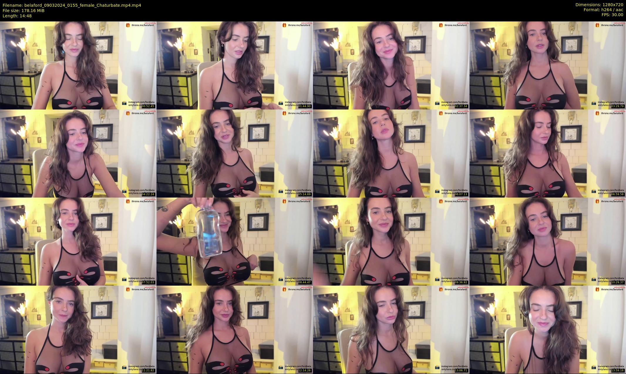 belaford — 15 minute Chaturbate female cam show recording, 720p, Mar 9, 2024