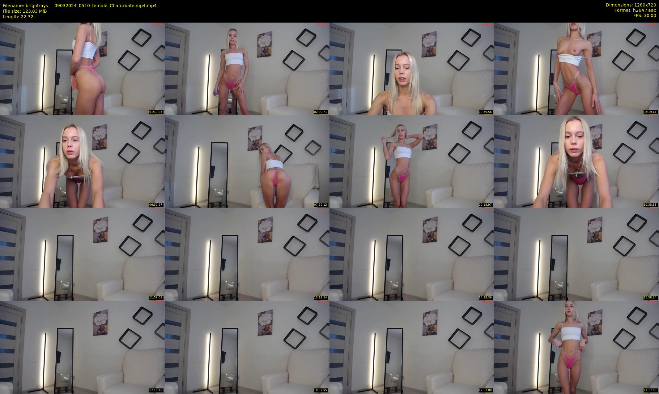 brightrays__ — 23 minute Chaturbate female cam show recording, 720p, Mar 9, 2024