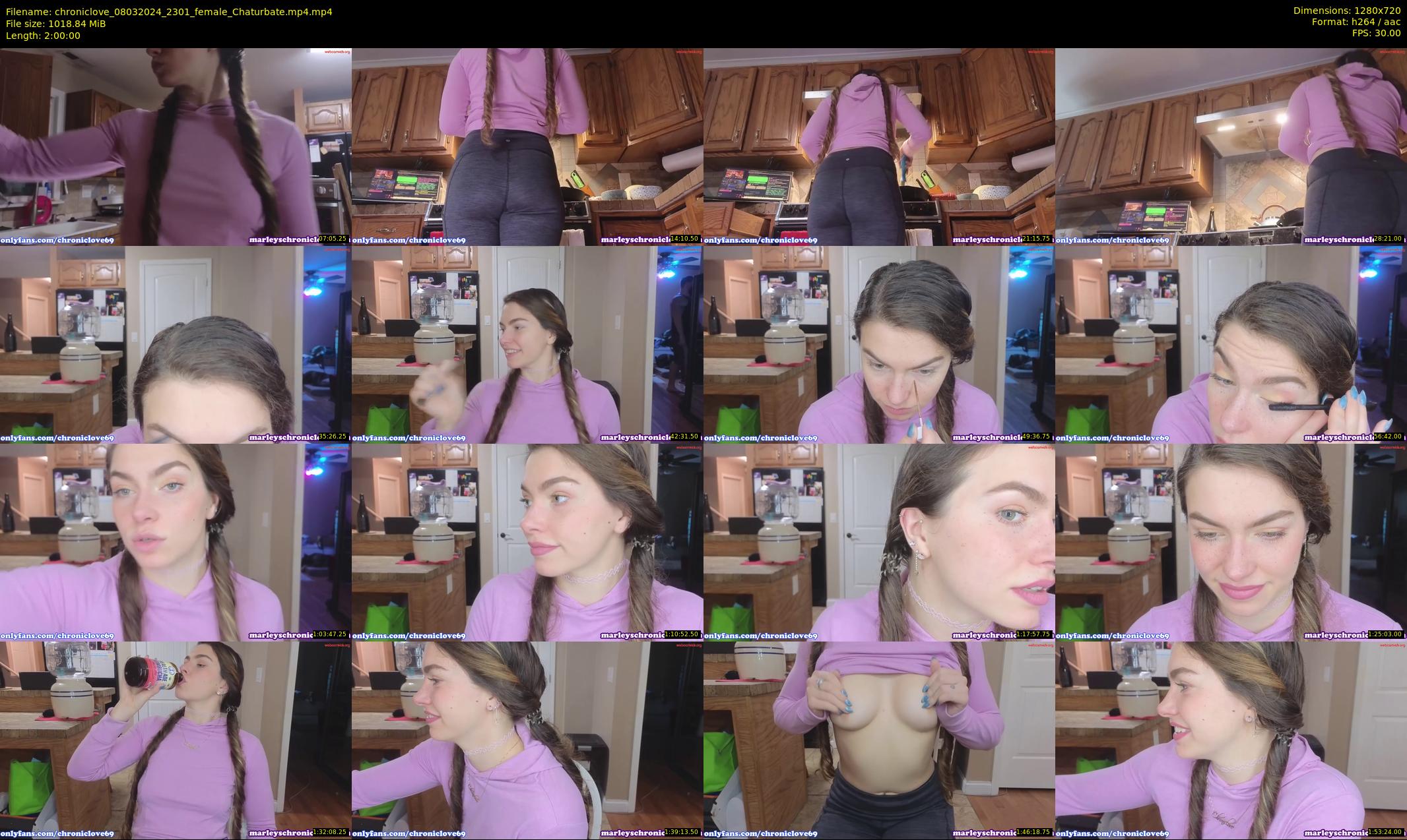 chroniclove — 120 minute Chaturbate female cam show recording, 720p, Mar 8, 2024