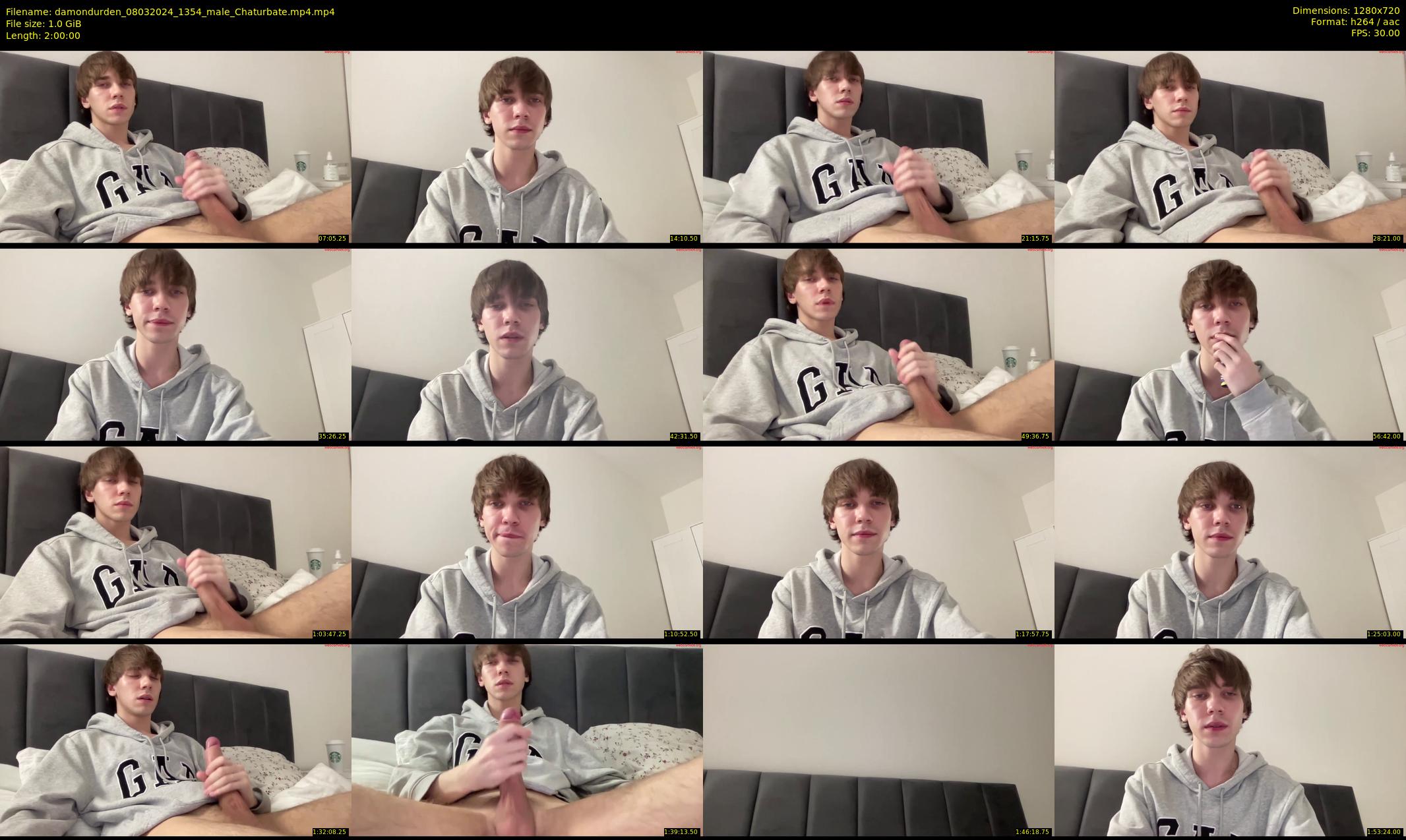 damondurden — 120 minute Chaturbate male cam show recording, 720p, Mar 8, 2024
