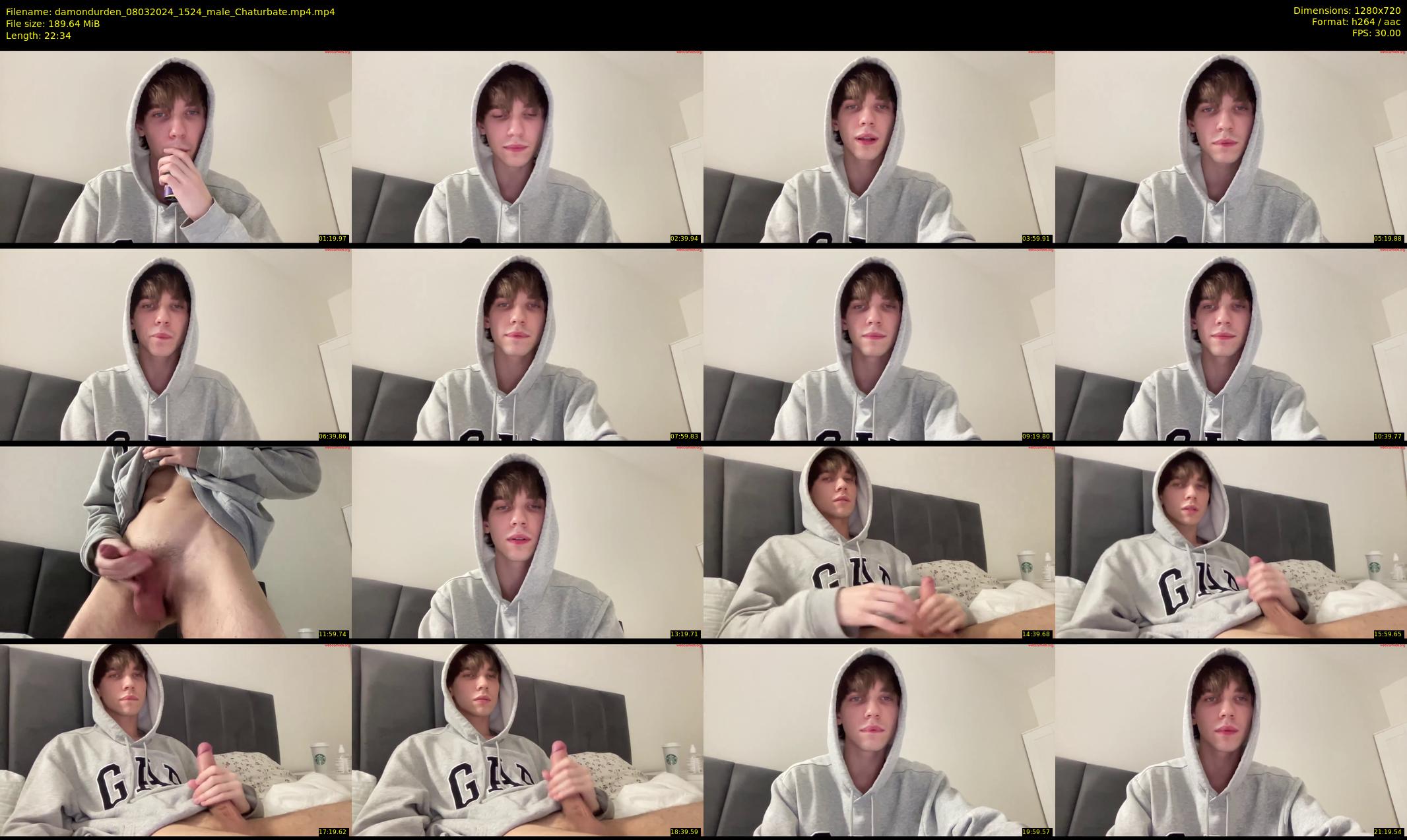 damondurden — 23 minute Chaturbate male cam show recording, 720p, Mar 8, 2024