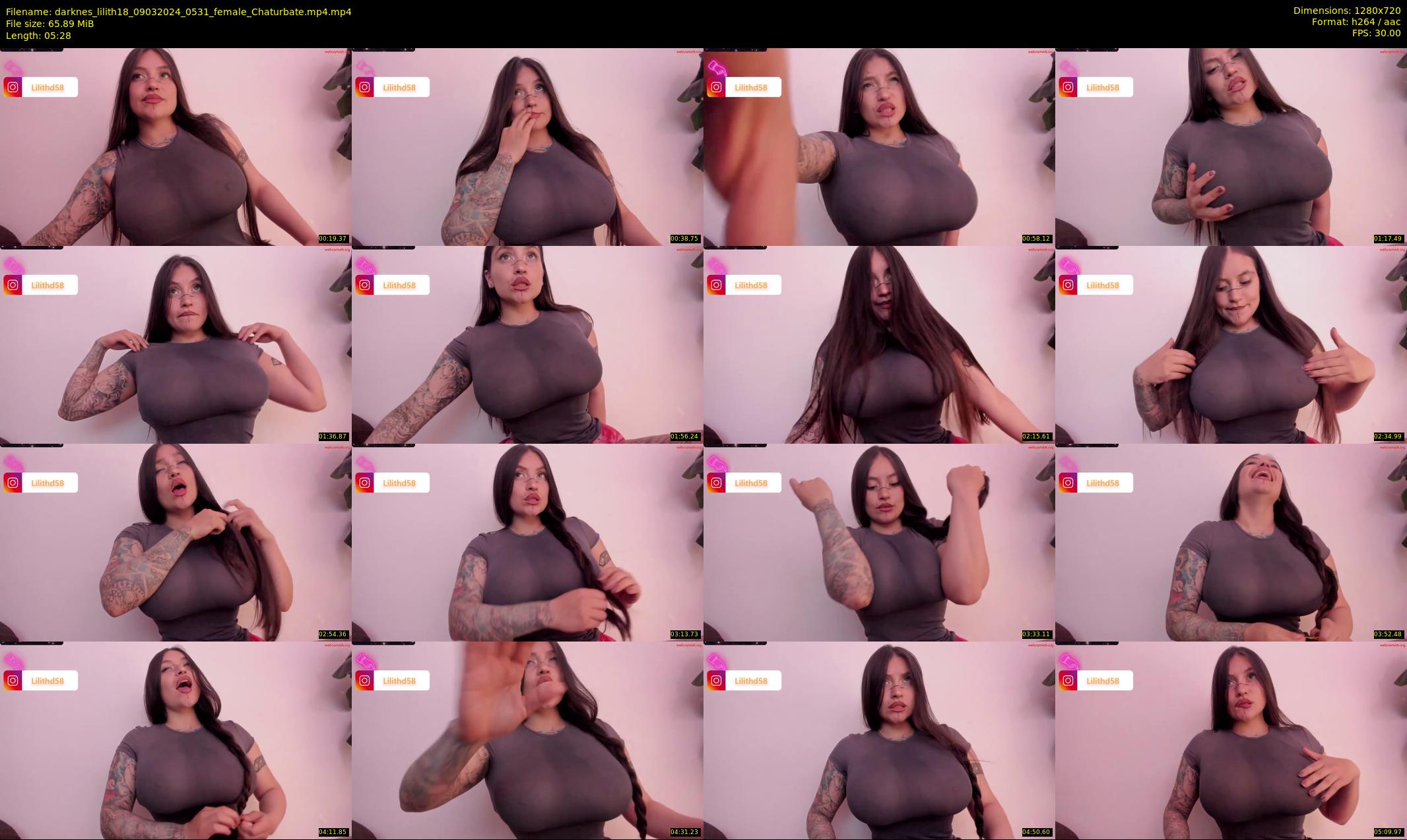darknes_lilith18 — 6 minute Chaturbate female cam show recording, 720p, Mar 9, 2024