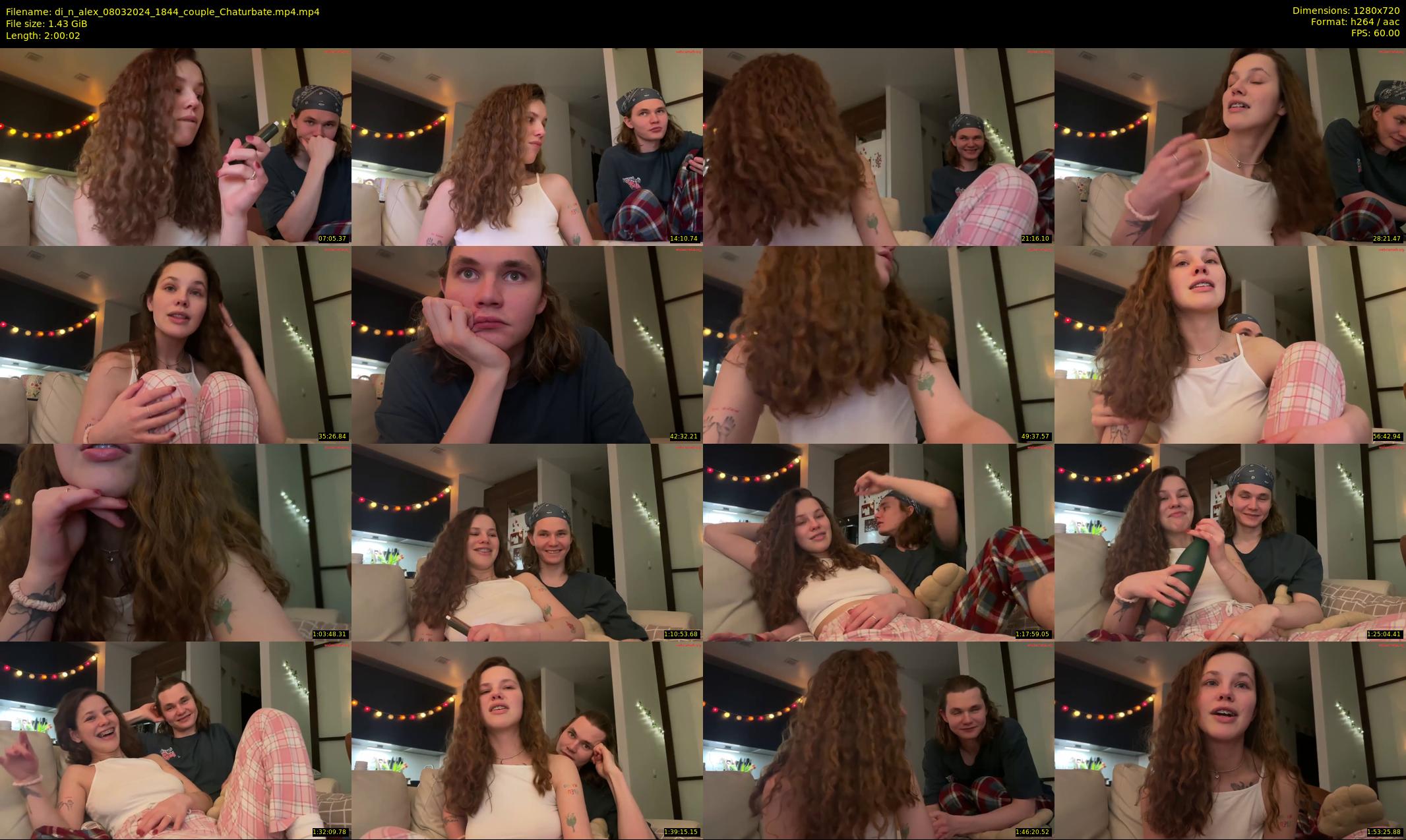 di_n_alex — 121 minute Chaturbate couple cam show recording, 720p, Mar 8, 2024