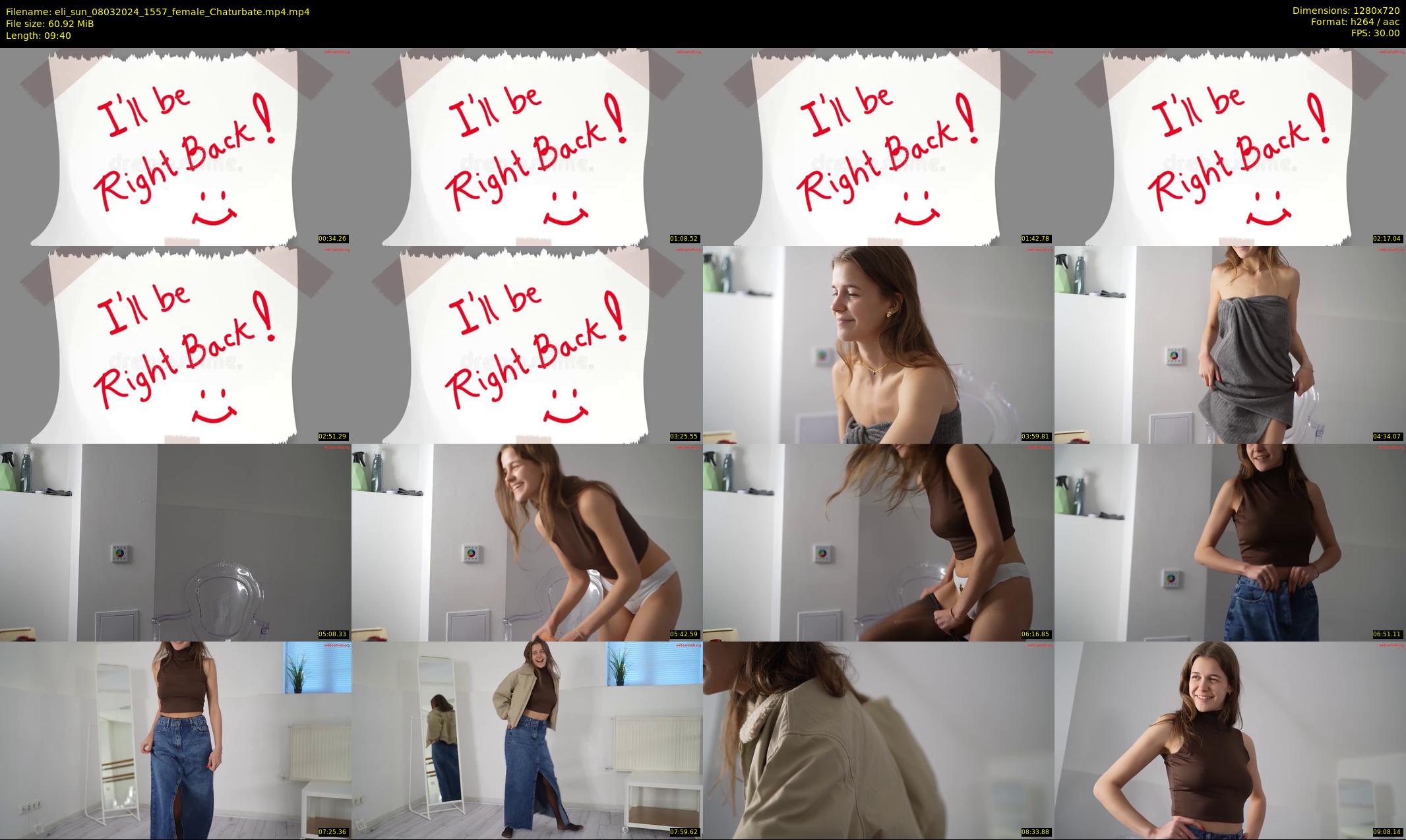eli_sun — 10 minute Chaturbate female cam show recording, 720p, Mar 8, 2024