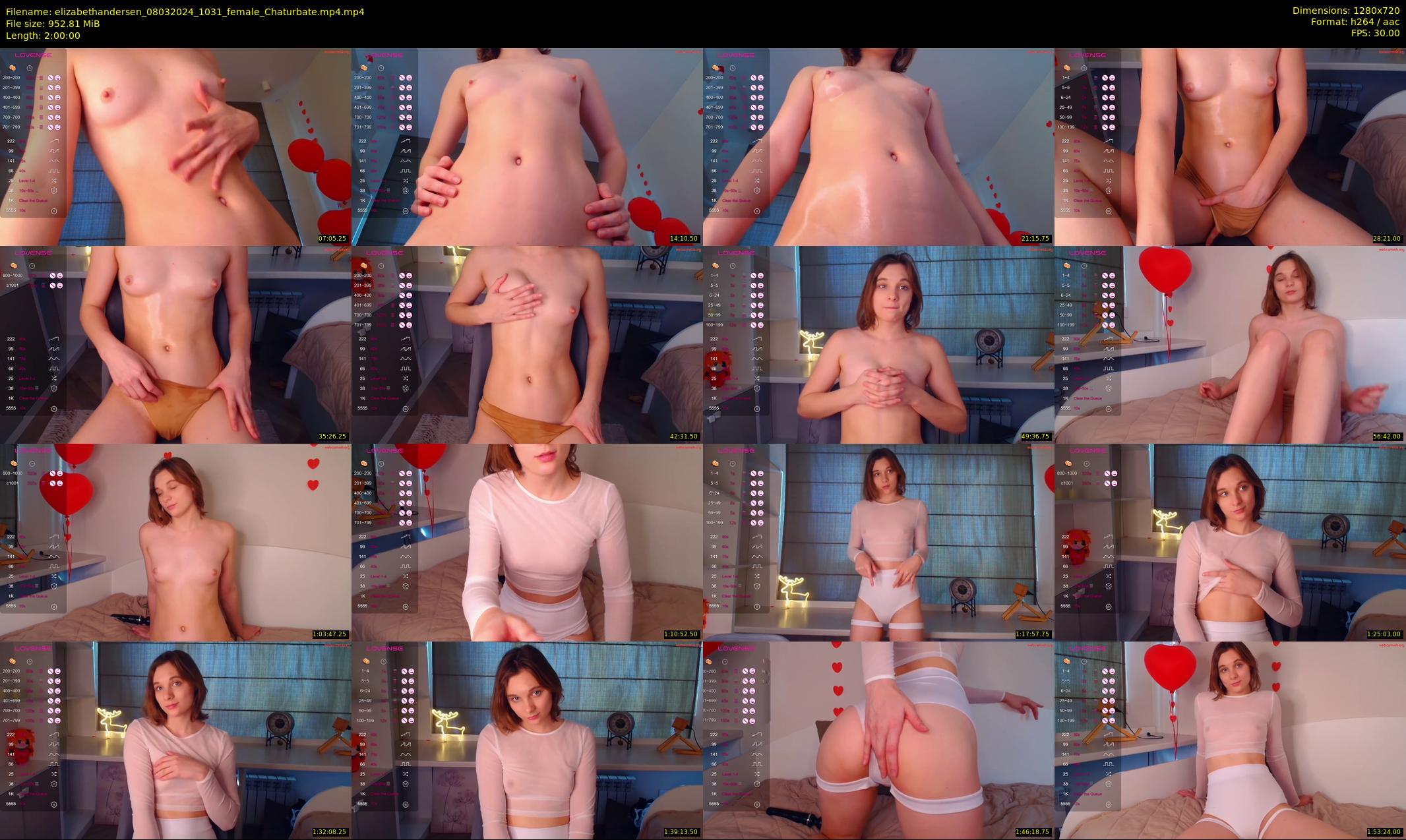 elizabethandersen — 120 minute Chaturbate female cam show recording, 720p, Mar 8, 2024