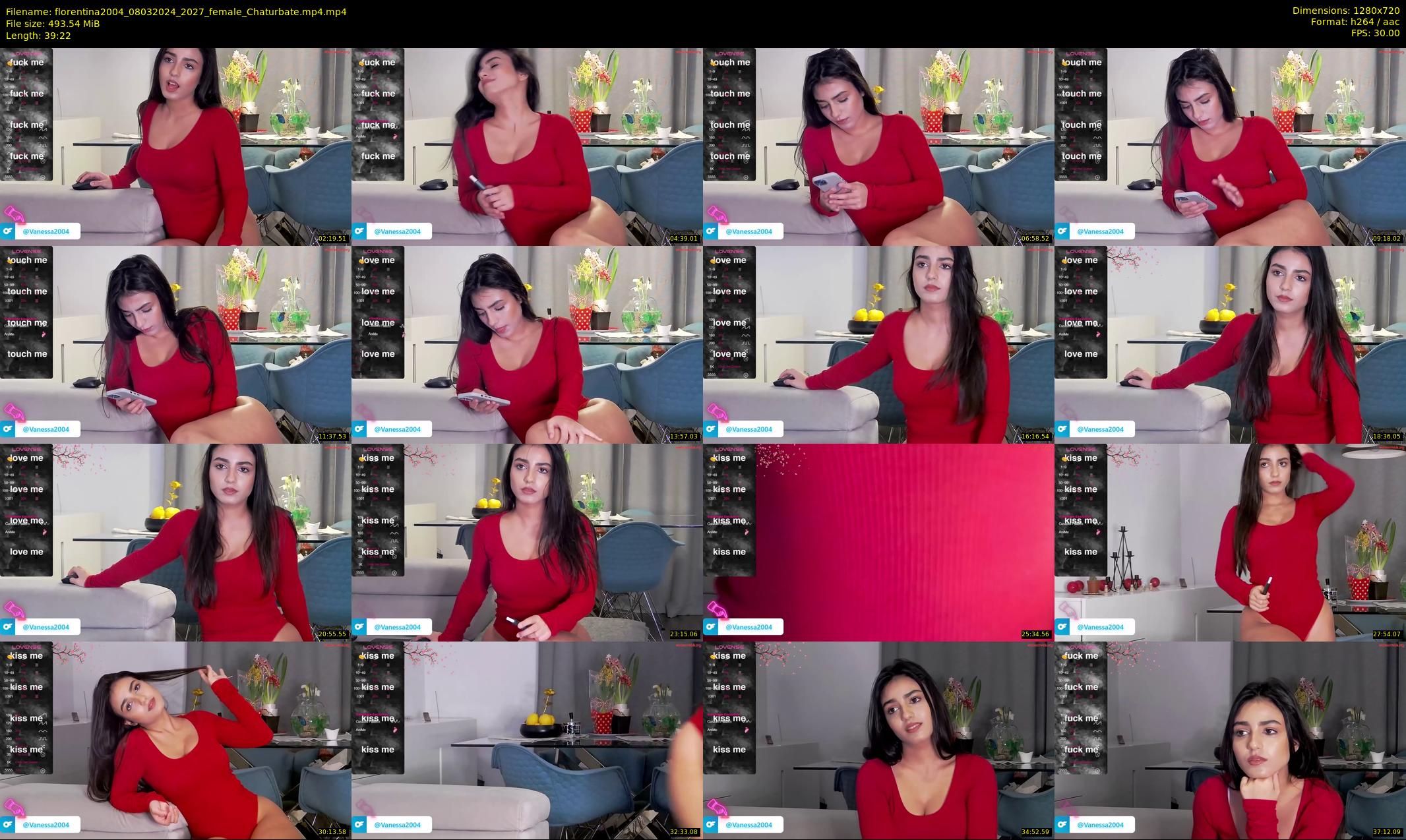 florentina2004 — 40 minute Chaturbate female cam show recording, 720p, Mar 8, 2024