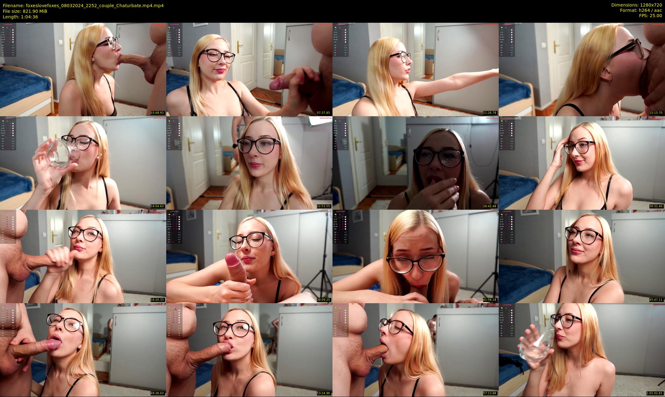 foxeslovefoxes — 65 minute Chaturbate couple cam show recording, 720p, Mar 8, 2024