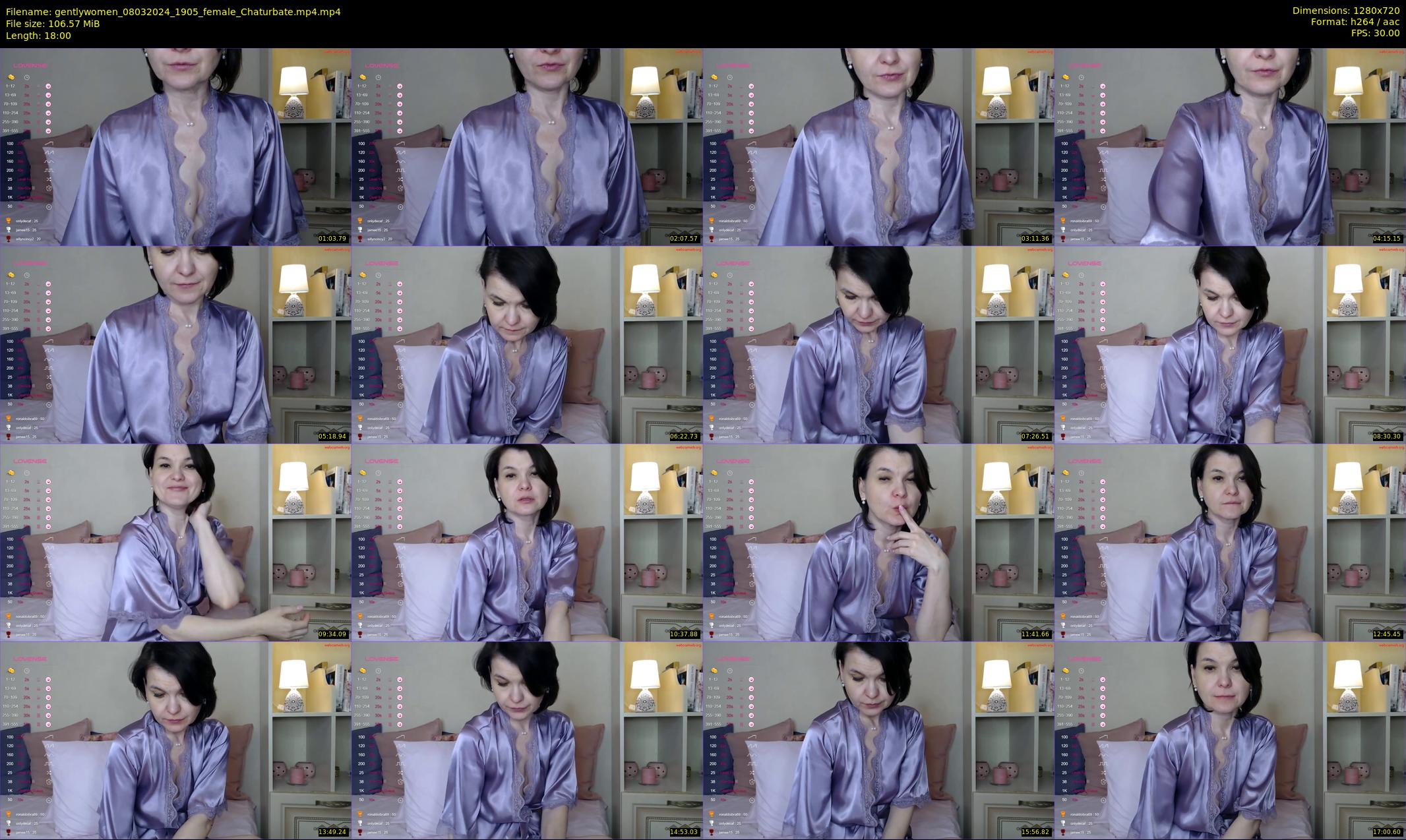 gentlywomen — 18 minute Chaturbate female cam show recording, 720p, Mar 8, 2024