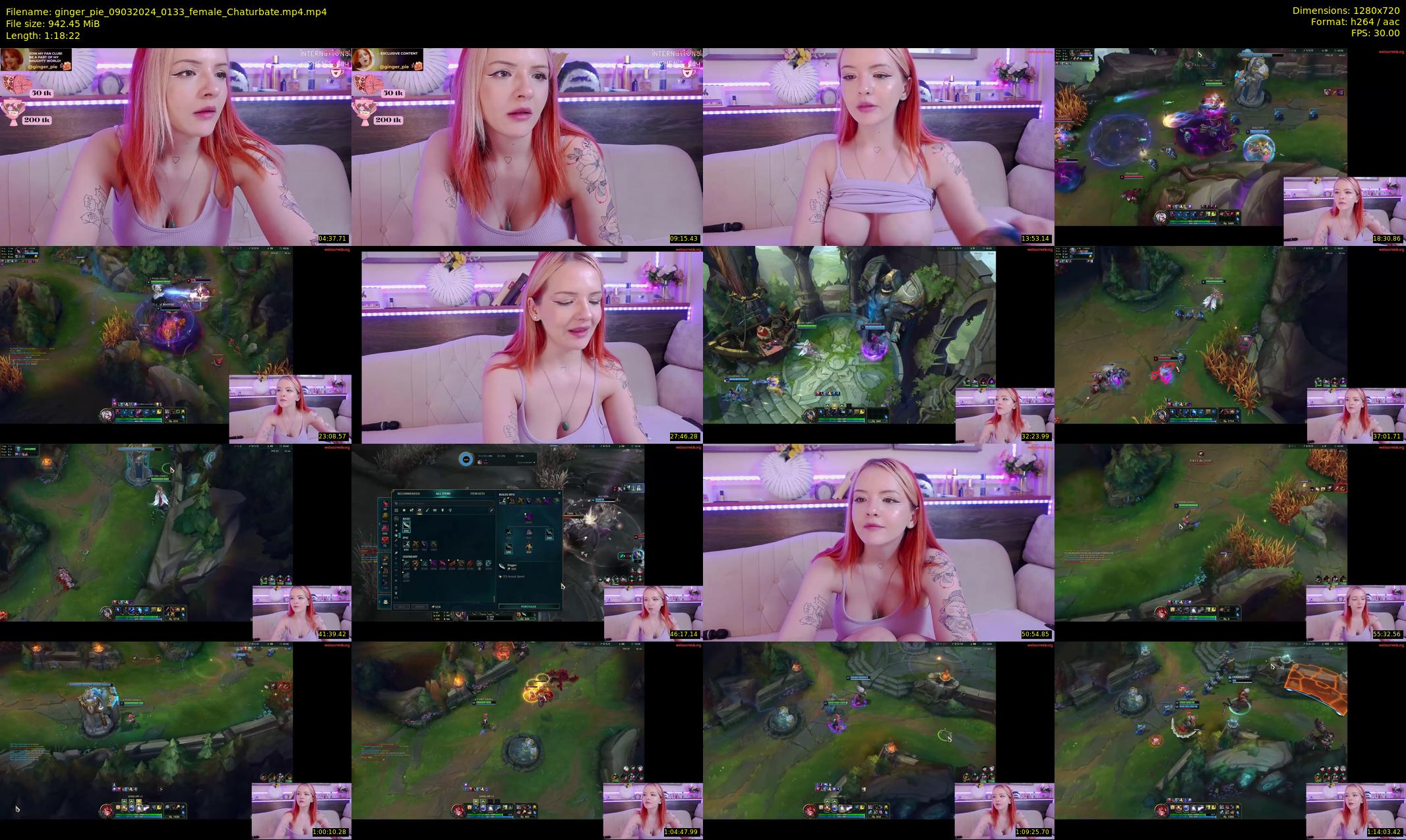 ginger_pie — 79 minute Chaturbate female cam show recording, 720p, Mar 9, 2024