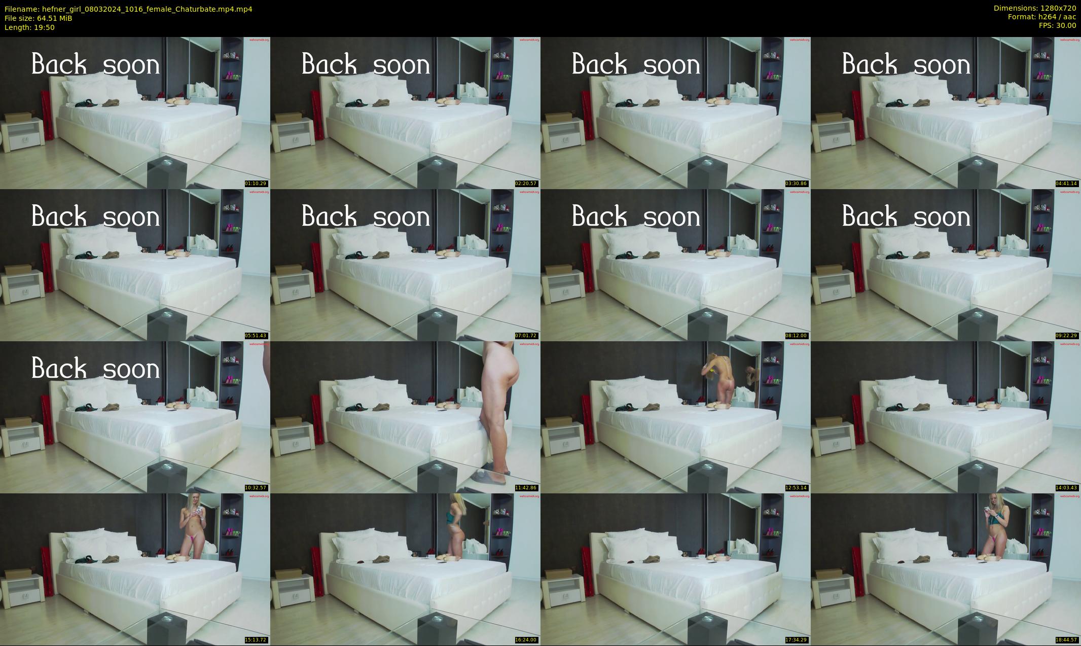 hefner_girl — 20 minute Chaturbate female cam show recording, 720p, Mar 8, 2024