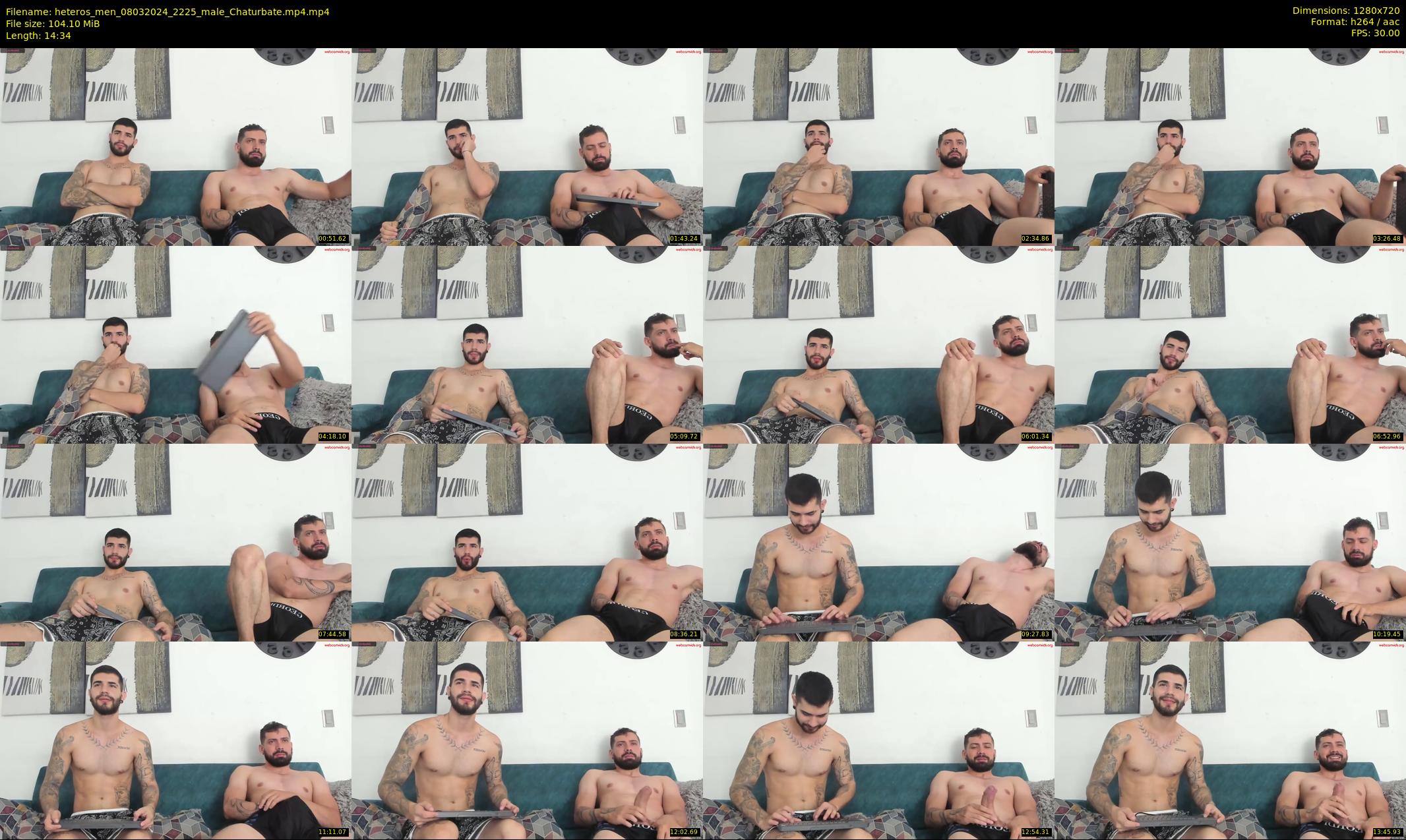 heteros_men — 15 minute Chaturbate male cam show recording, 720p, Mar 8, 2024