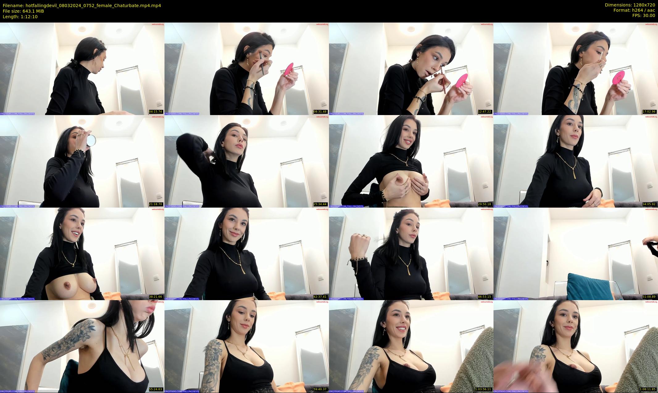 hotfallingdevil — 73 minute Chaturbate female cam show recording, 720p, Mar 8, 2024