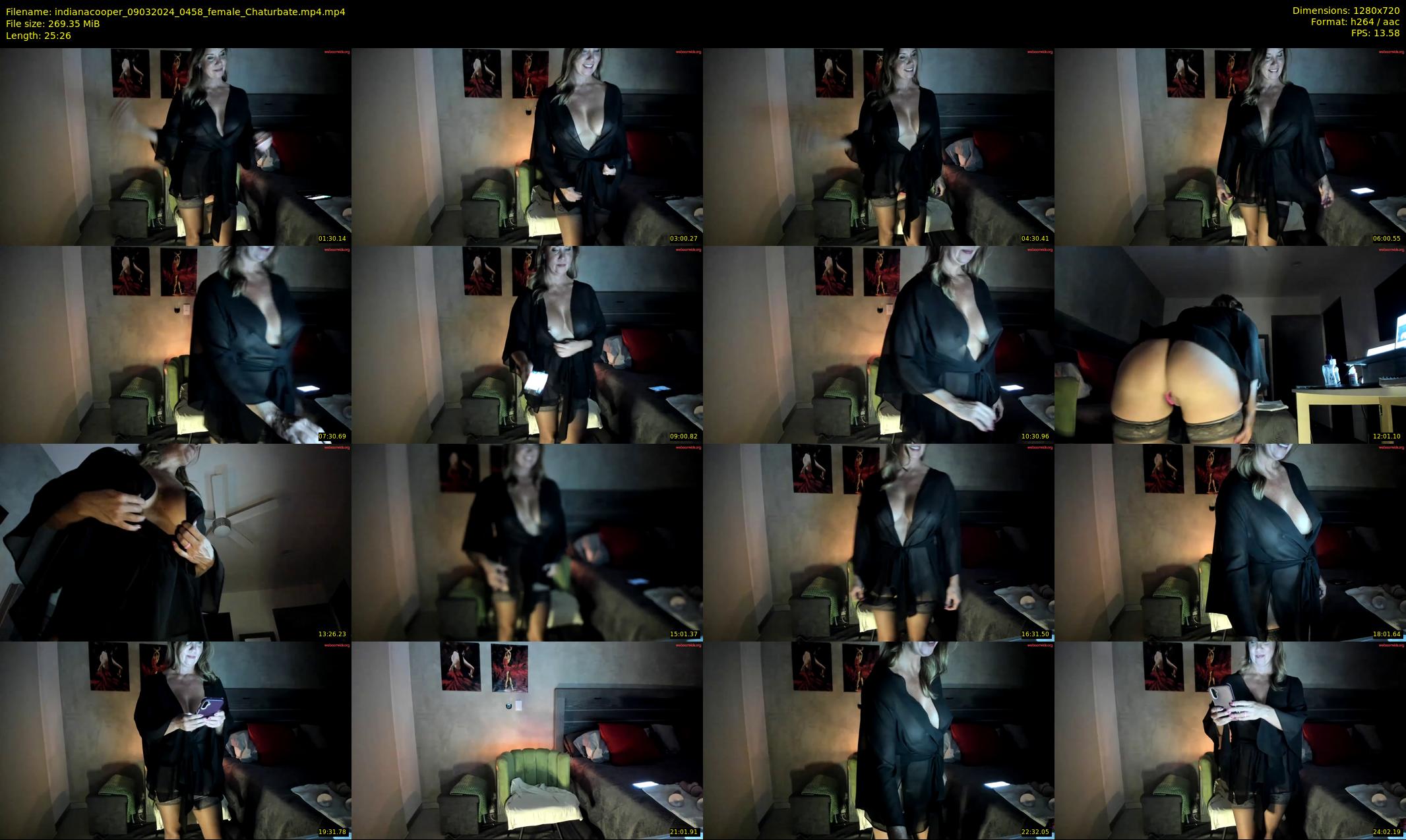 indianacooper — 26 minute Chaturbate female cam show recording, 720p, Mar 9, 2024