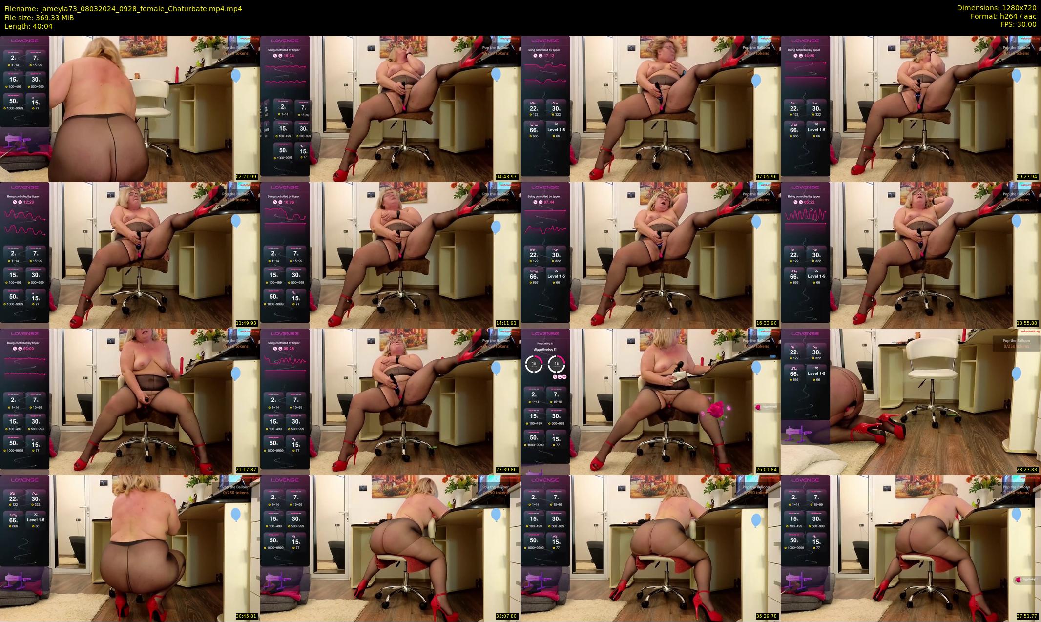 jameyla73 — 41 minute Chaturbate female cam show recording, 720p, Mar 8, 2024