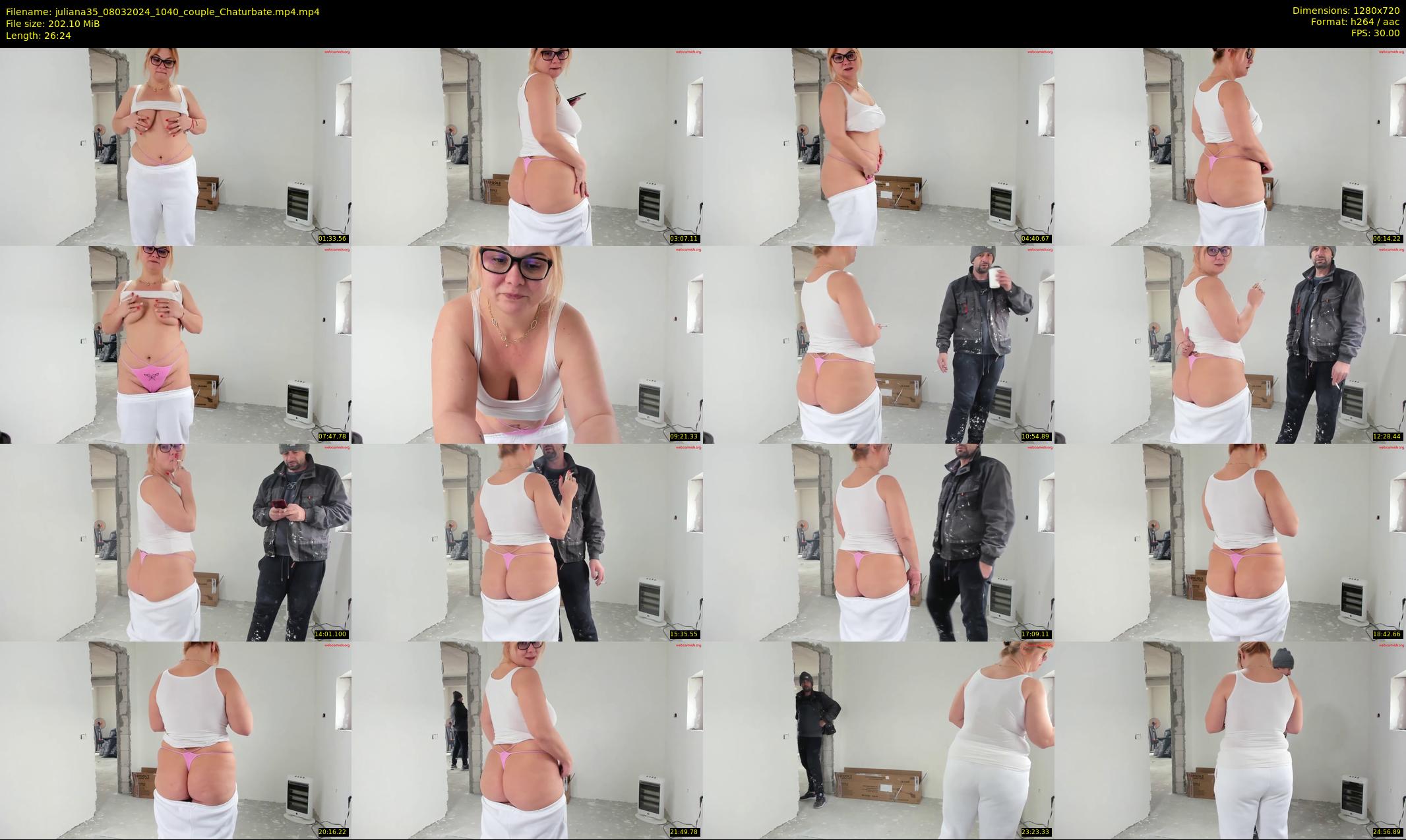 juliana35 — 27 minute Chaturbate couple cam show recording, 720p, Mar 8, 2024