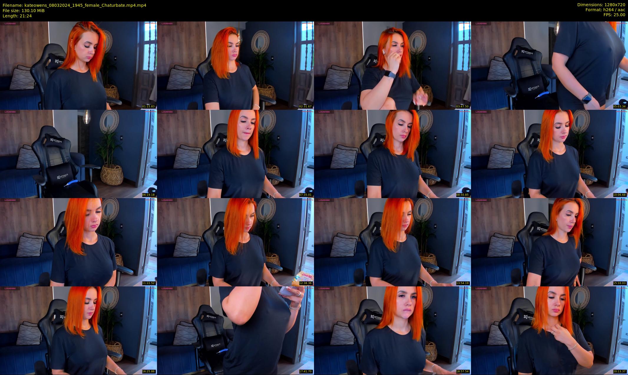 kateowens — 22 minute Chaturbate female cam show recording, 720p, Mar 8, 2024