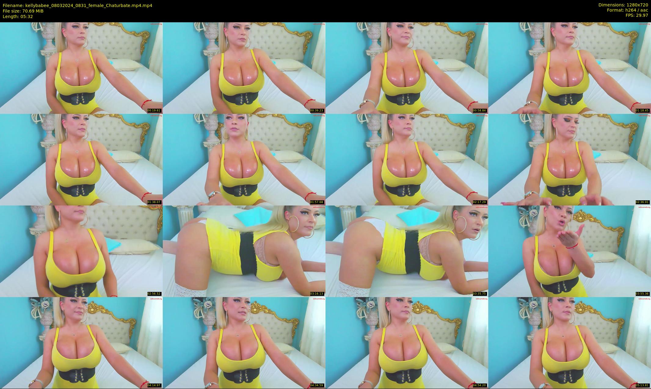 kellybabee — 6 minute Chaturbate female cam show recording, 720p, Mar 8, 2024