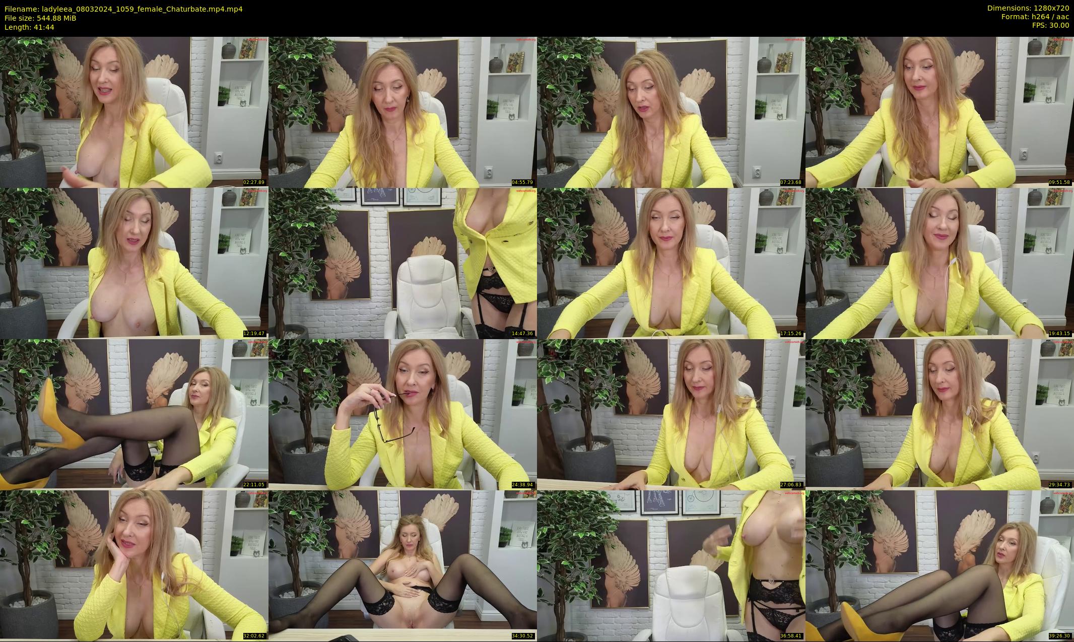 ladyleea — 42 minute Chaturbate female cam show recording, 720p, Mar 8, 2024