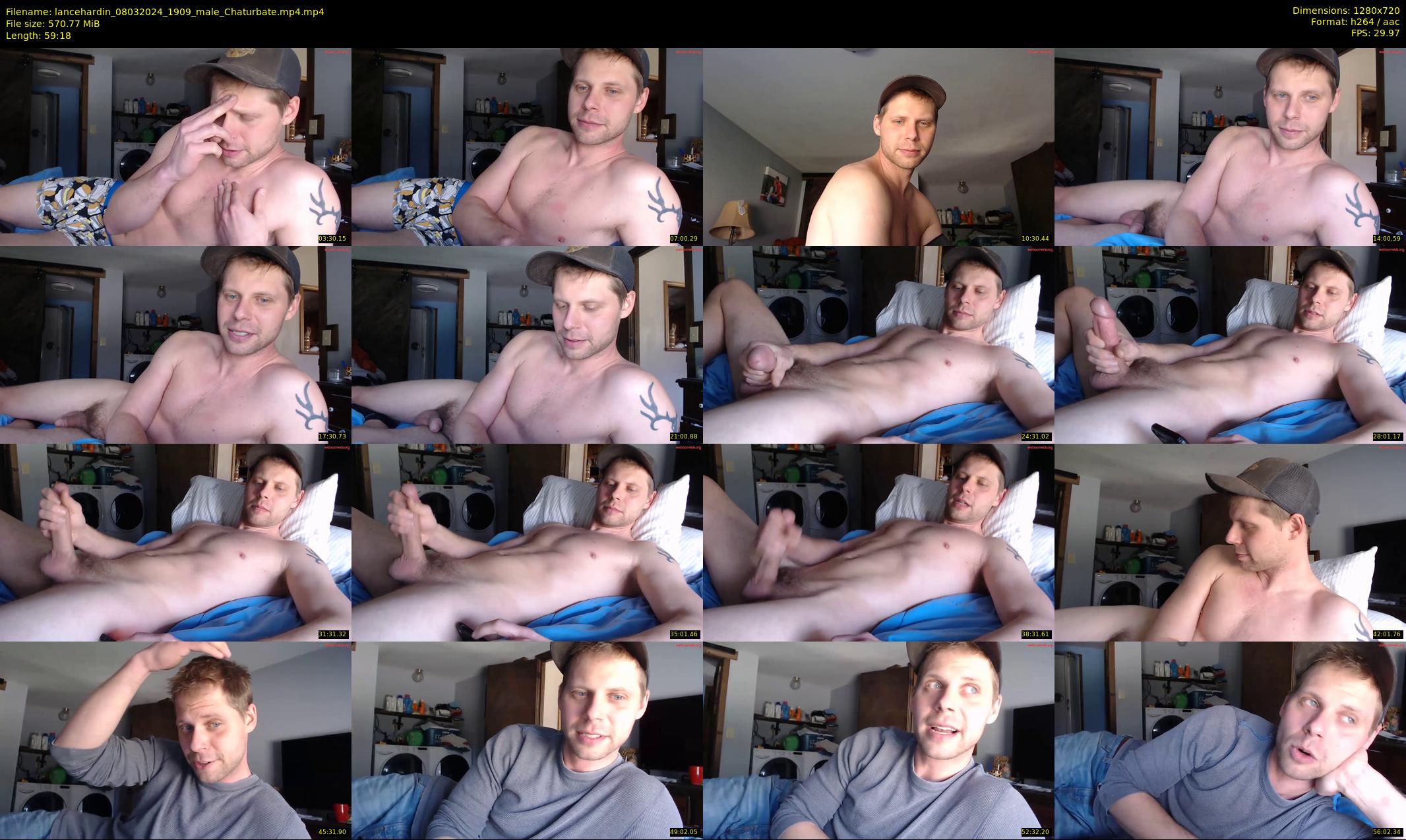 lancehardin — 60 minute Chaturbate male cam show recording, 720p, Mar 8, 2024