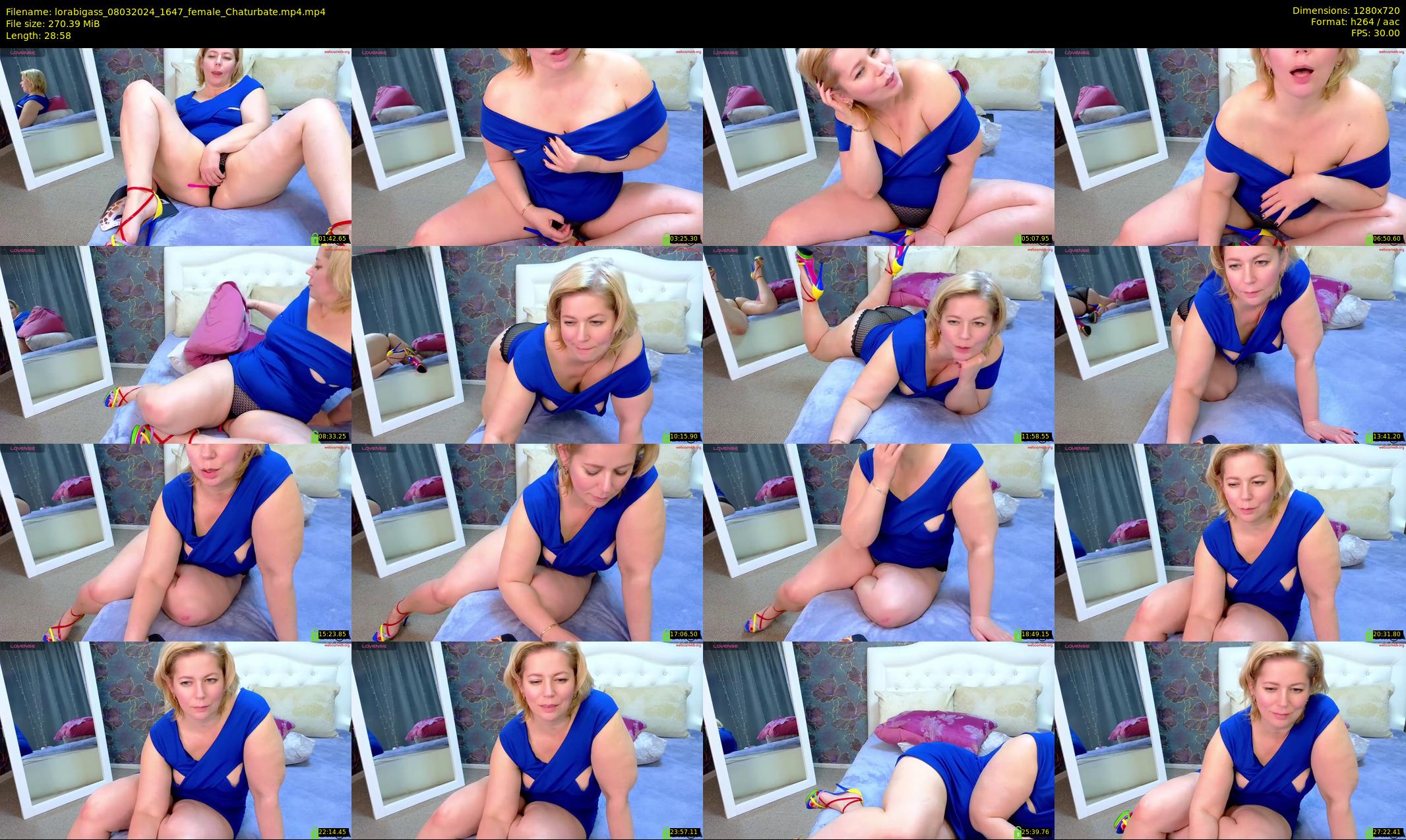 lorabigass — 29 minute Chaturbate female cam show recording, 720p, Mar 8, 2024