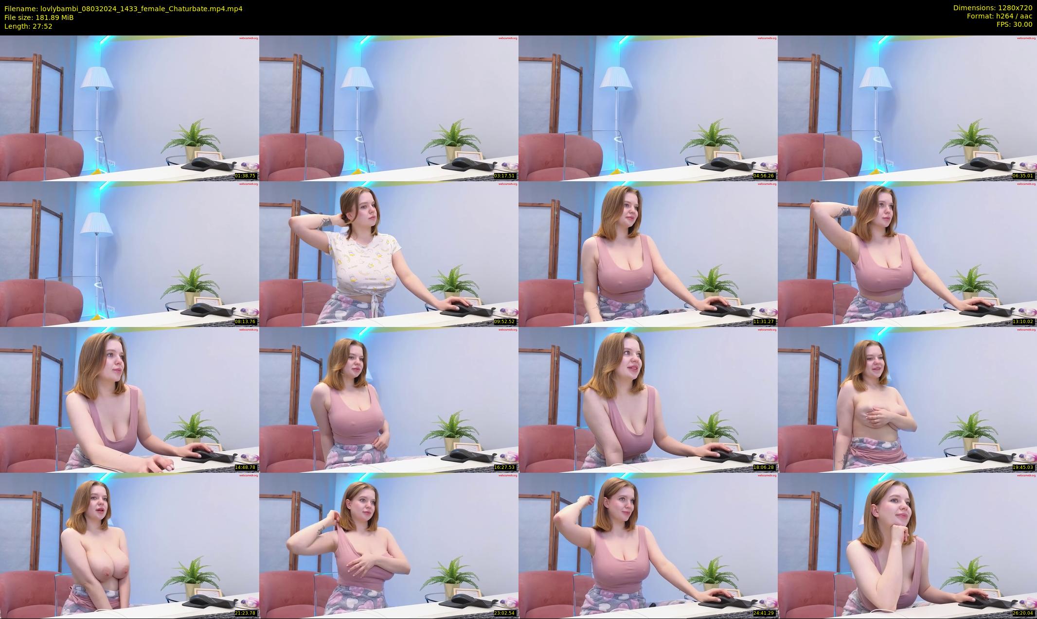 lovlybambi — 28 minute Chaturbate female cam show recording, 720p, Mar 8, 2024