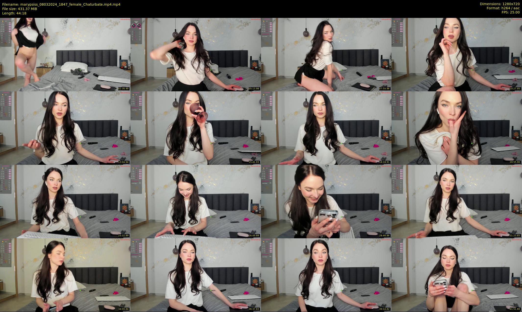 marypsiss — 45 minute Chaturbate female cam show recording, 720p, Mar 8, 2024