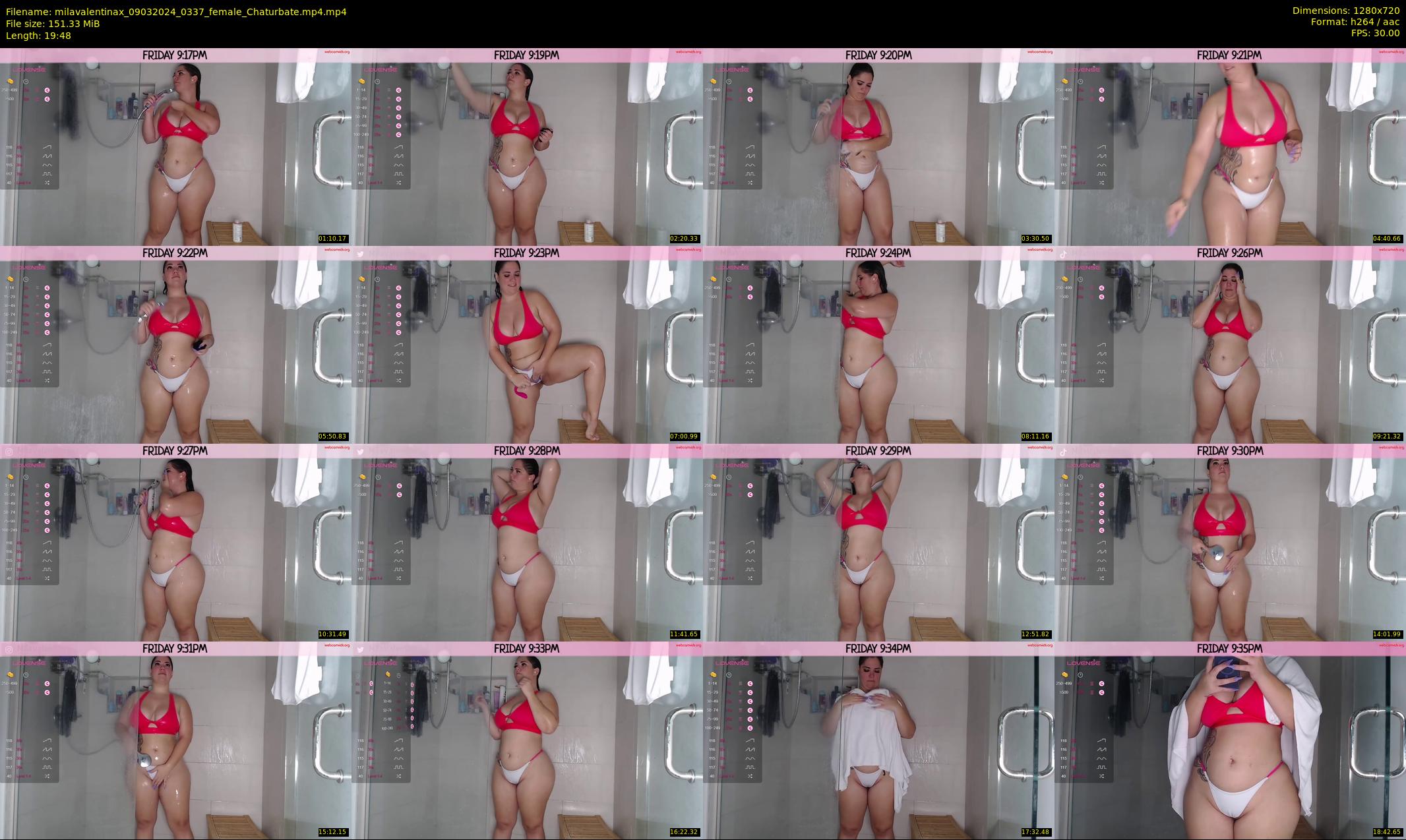 milavalentinax — 20 minute Chaturbate female cam show recording, 720p, Mar 9, 2024