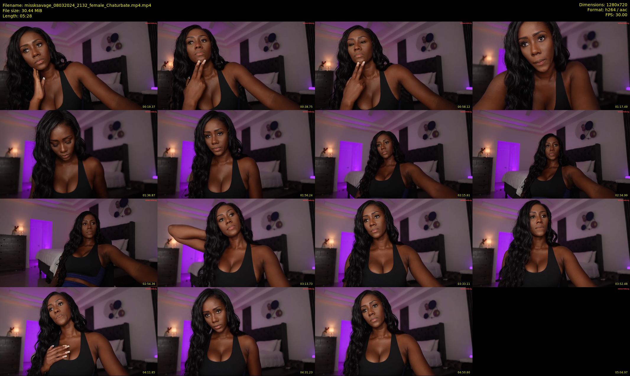 missksavage — 6 minute Chaturbate female cam show recording, 720p, Mar 8, 2024