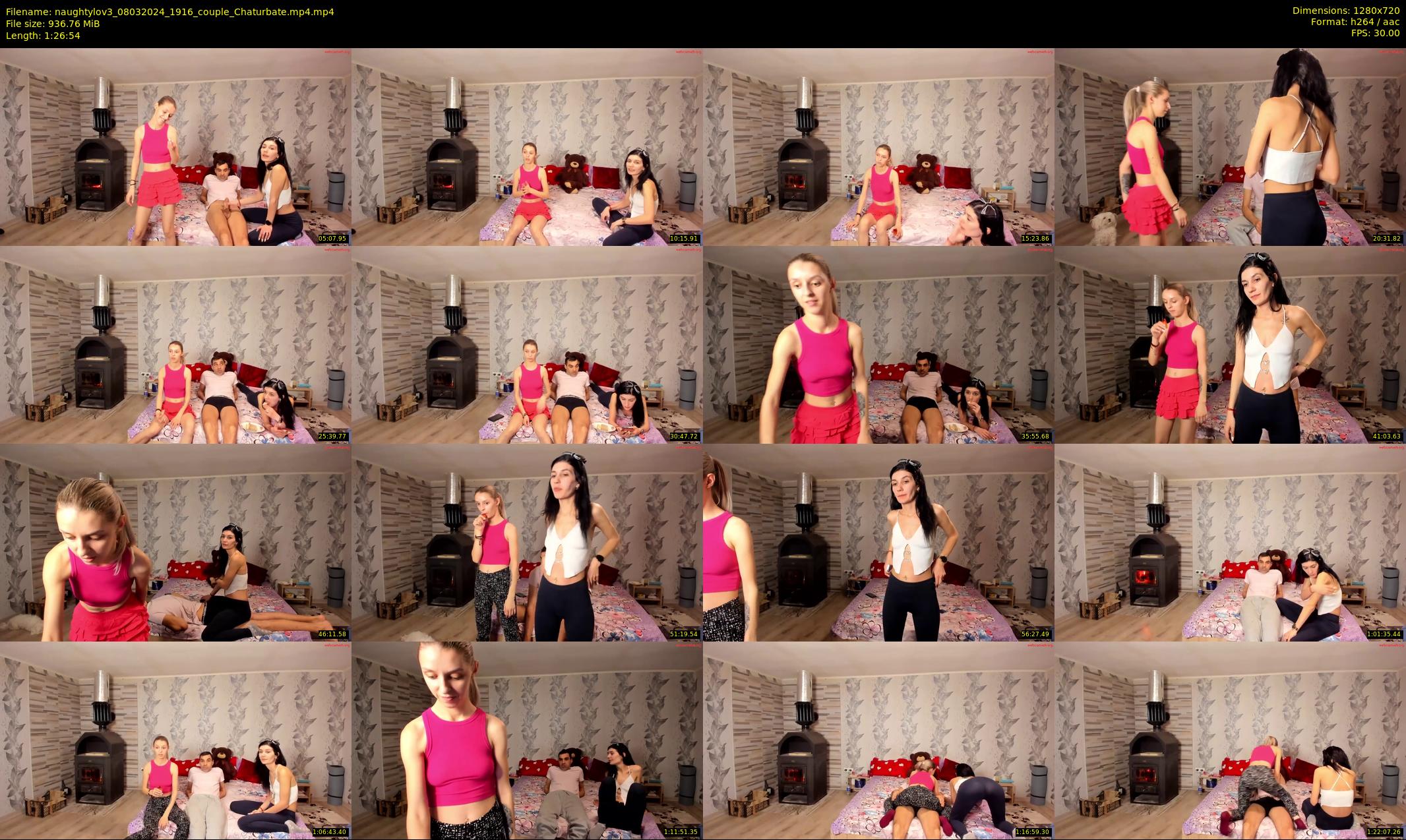 naughtylov3 — 87 minute Chaturbate couple cam show recording, 720p, Mar 8, 2024
