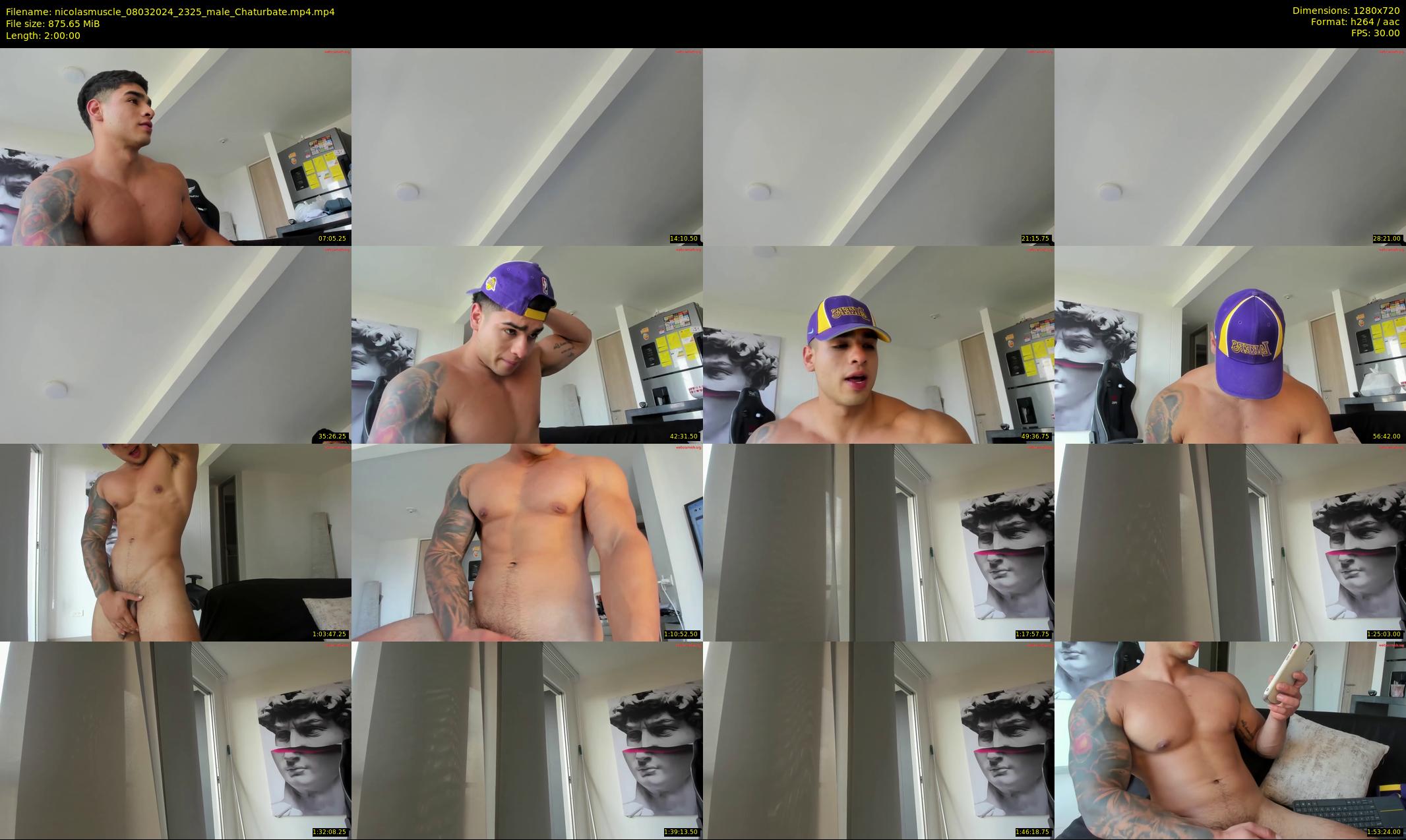 nicolasmuscle — 120 minute Chaturbate male cam show recording, 720p, Mar 8, 2024