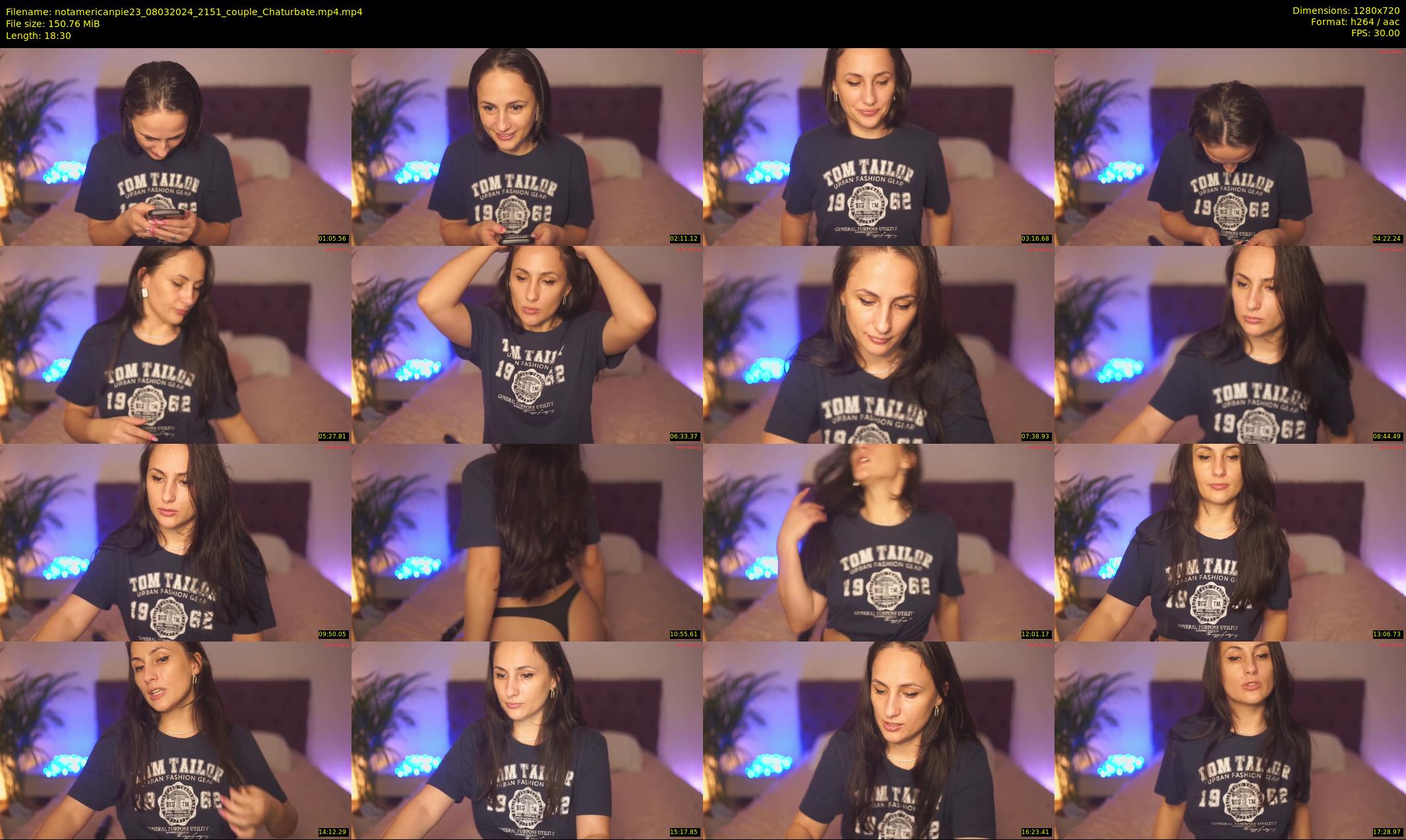 notamericanpie23 — 19 minute Chaturbate female cam show recording, 720p, Mar 8, 2024
