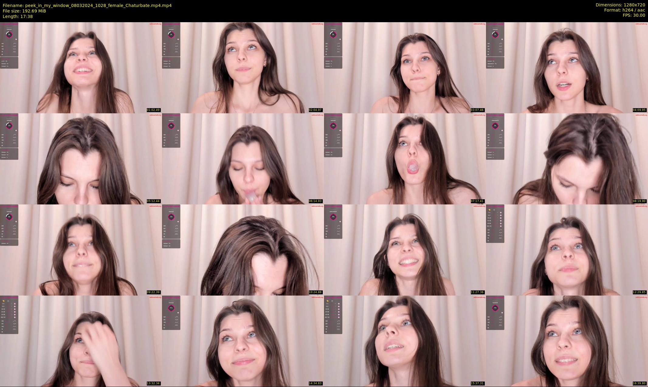 peek_in_my_window — 18 minute Chaturbate female cam show recording, 720p, Mar 8, 2024