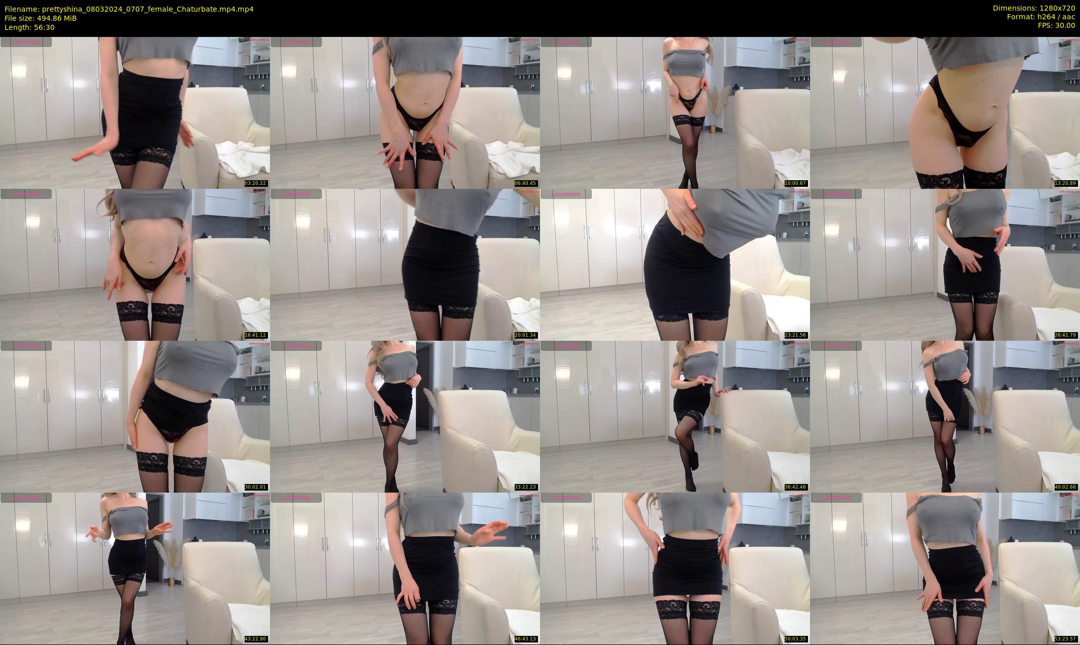 prettyshina — 57 minute Chaturbate female cam show recording, 720p, Mar 8, 2024