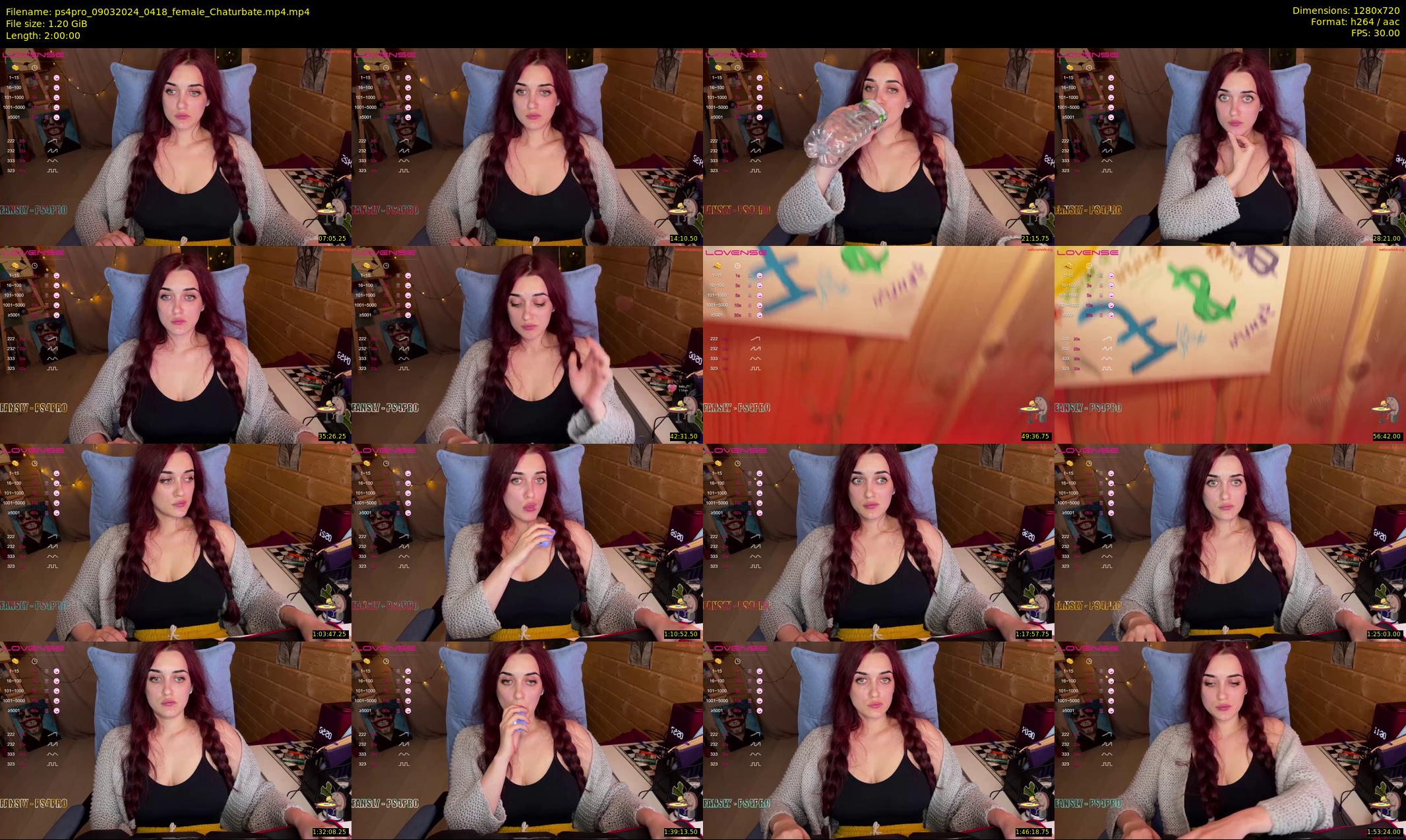 ps4pro — 120 minute Chaturbate female cam show recording, 720p, Mar 9, 2024