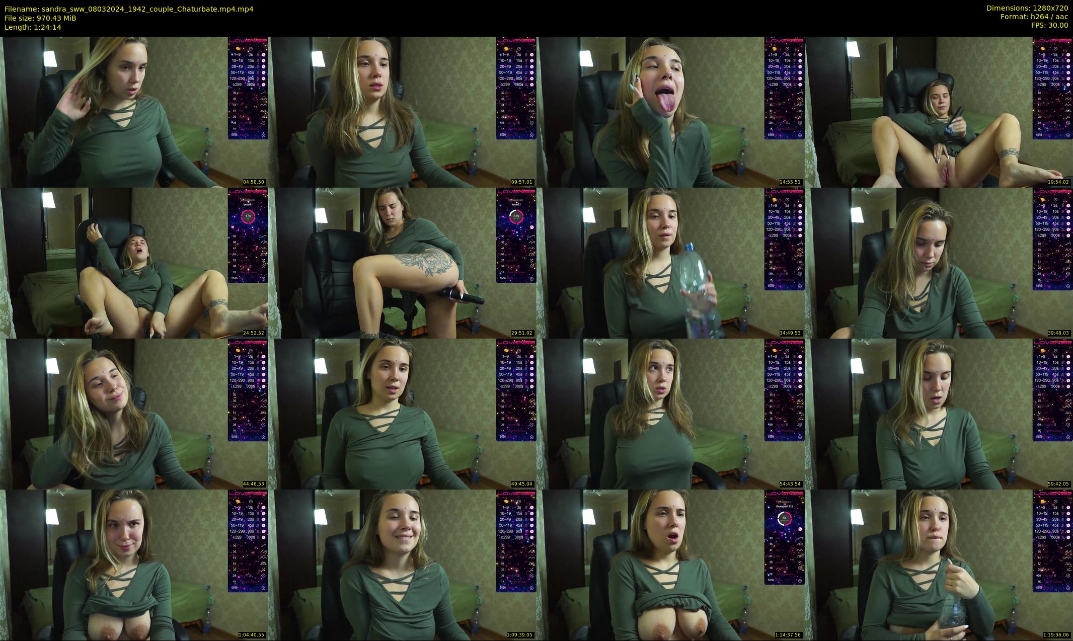 sandra_sww — 85 minute Chaturbate couple cam show recording, 720p, Mar 8, 2024