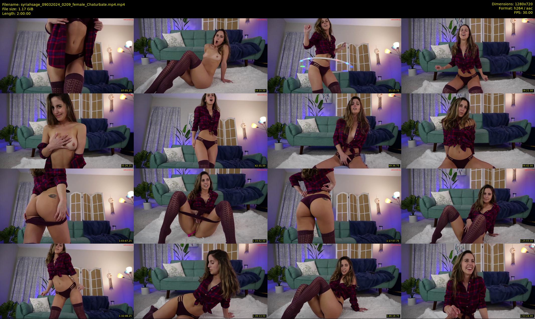 syriahsage — 120 minute Chaturbate female cam show recording, 720p, Mar 9, 2024
