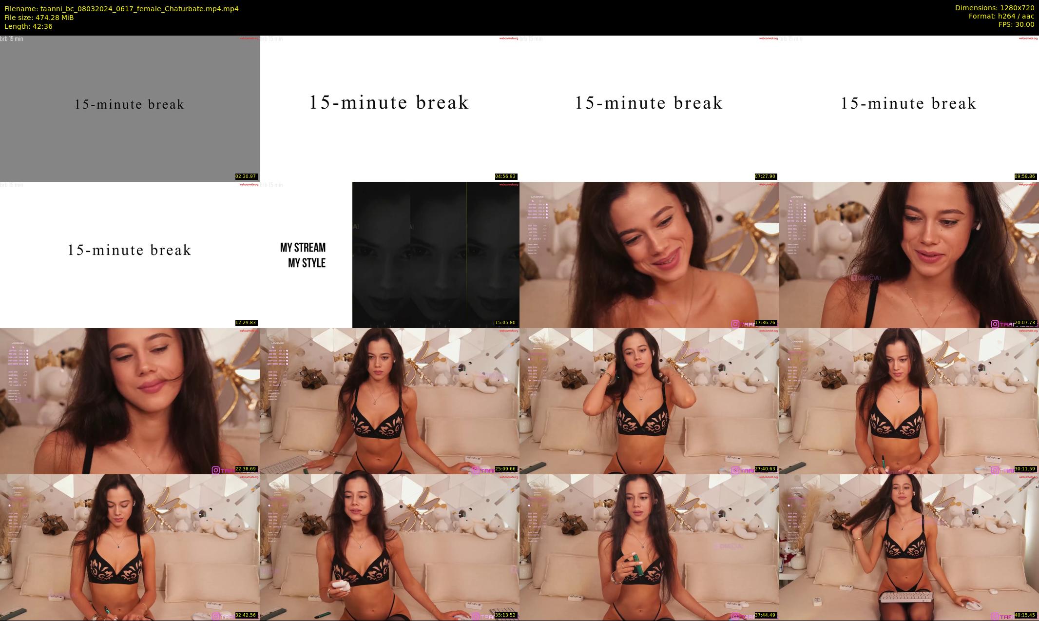 taanni_bc — 43 minute Chaturbate female cam show recording, 720p, Mar 8, 2024