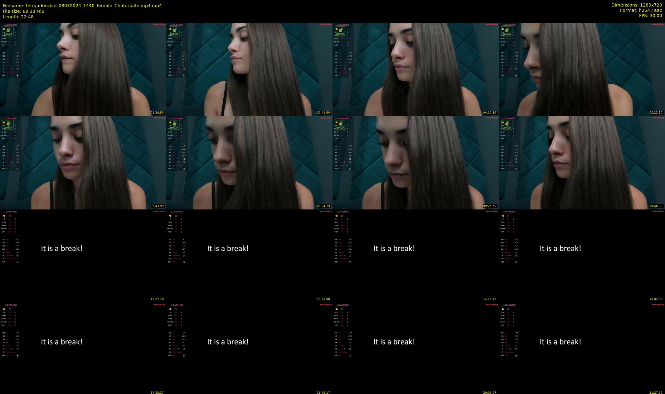 terryadorable — 23 minute Chaturbate female cam show recording, 720p, Mar 8, 2024