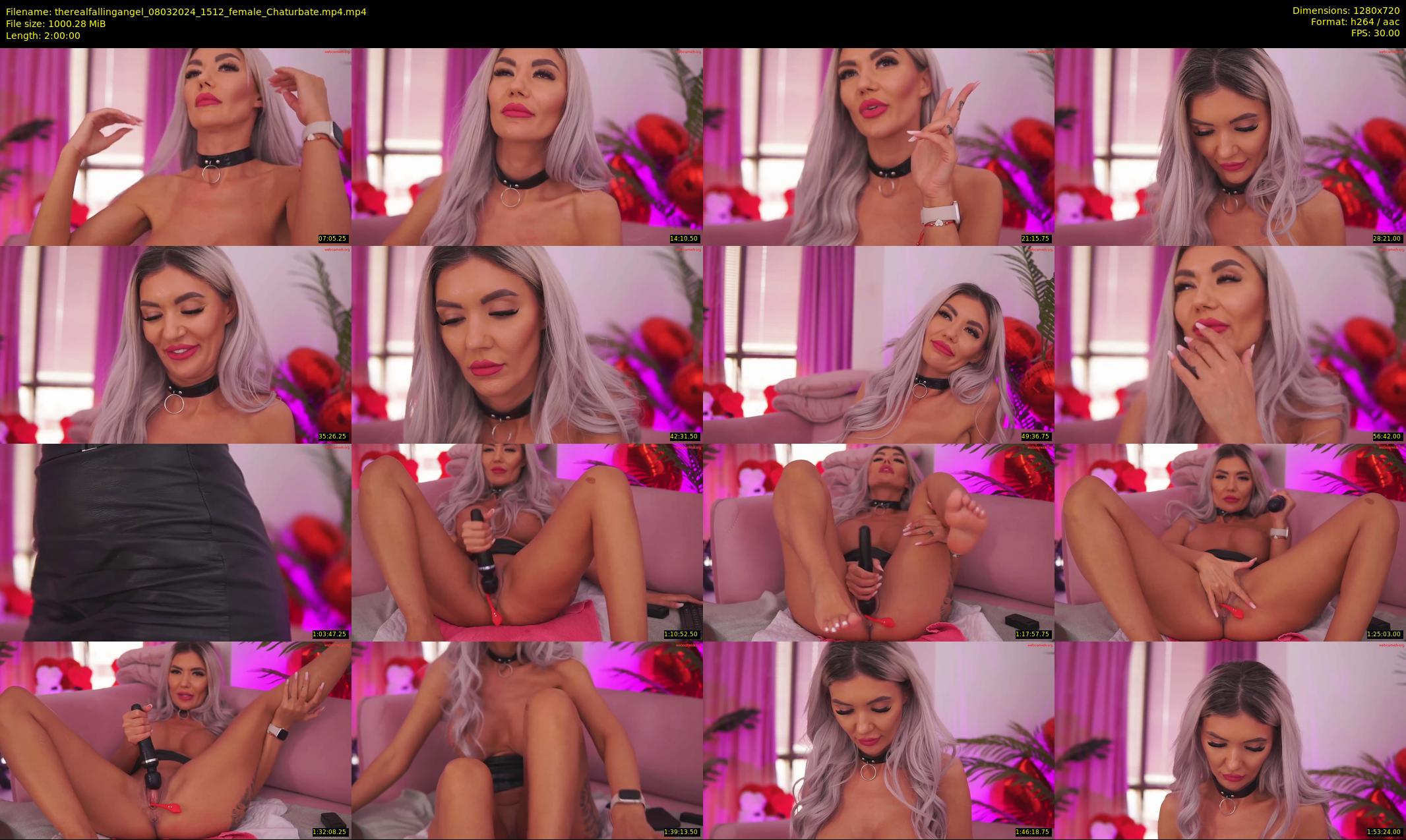 therealfallingangel — 120 minute Chaturbate female cam show recording, 720p, Mar 8, 2024