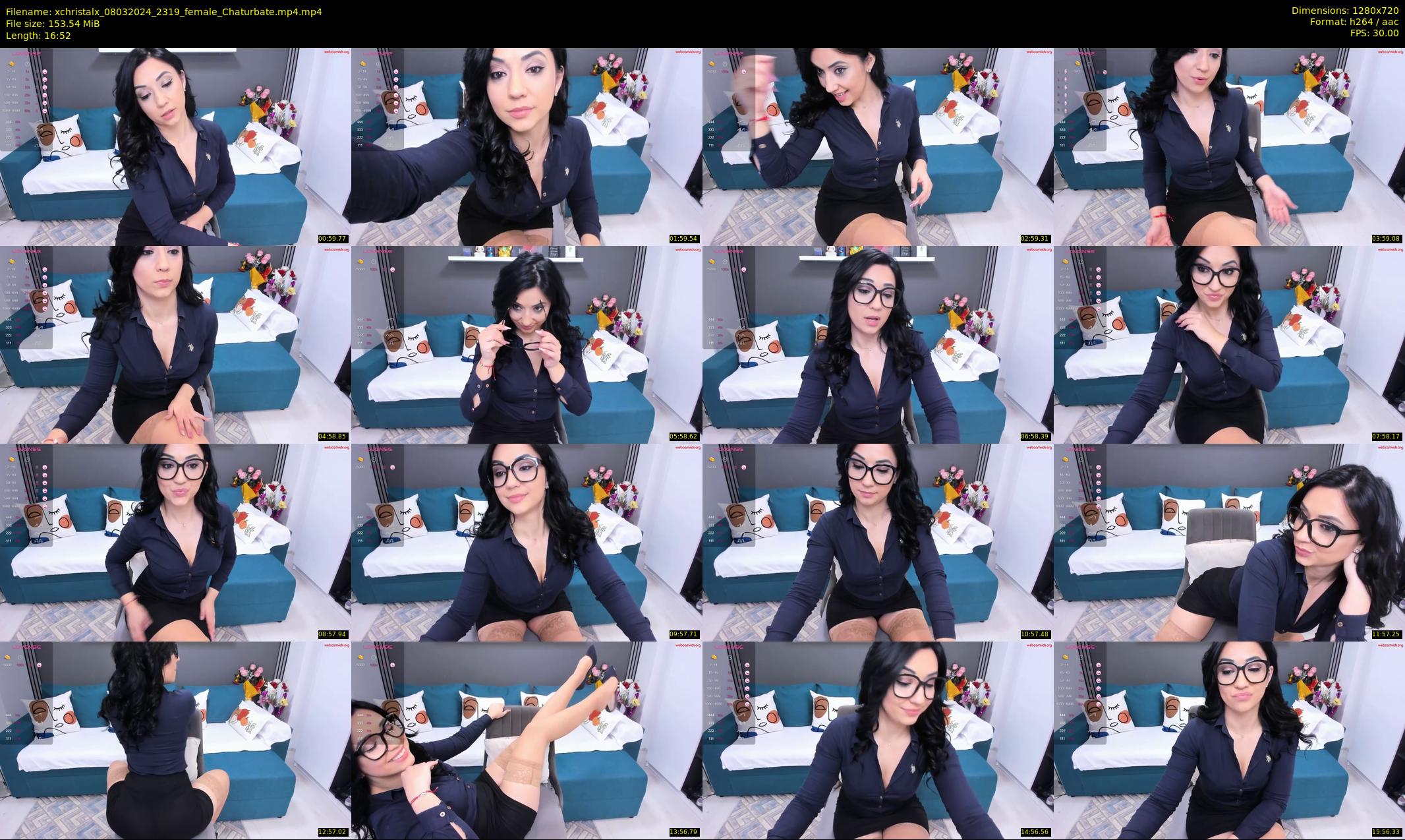 xchristalx — 17 minute Chaturbate female cam show recording, 720p, Mar 8, 2024