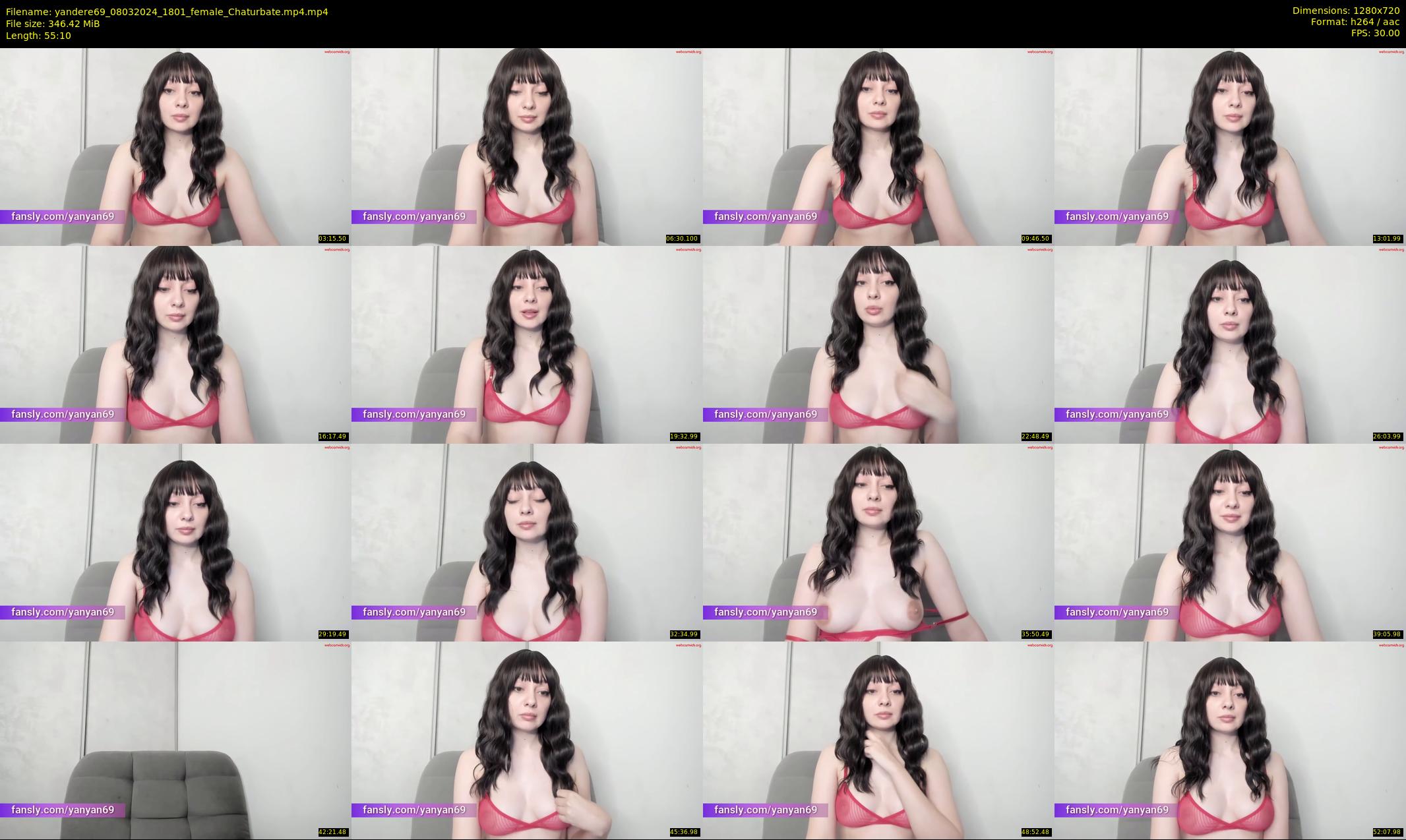 yandere69 — 56 minute Chaturbate female cam show recording, 720p, Mar 8, 2024