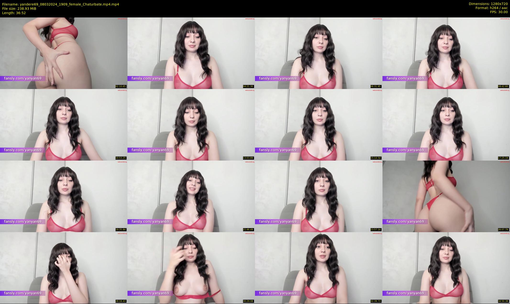yandere69 — 37 minute Chaturbate female cam show recording, 720p, Mar 8, 2024