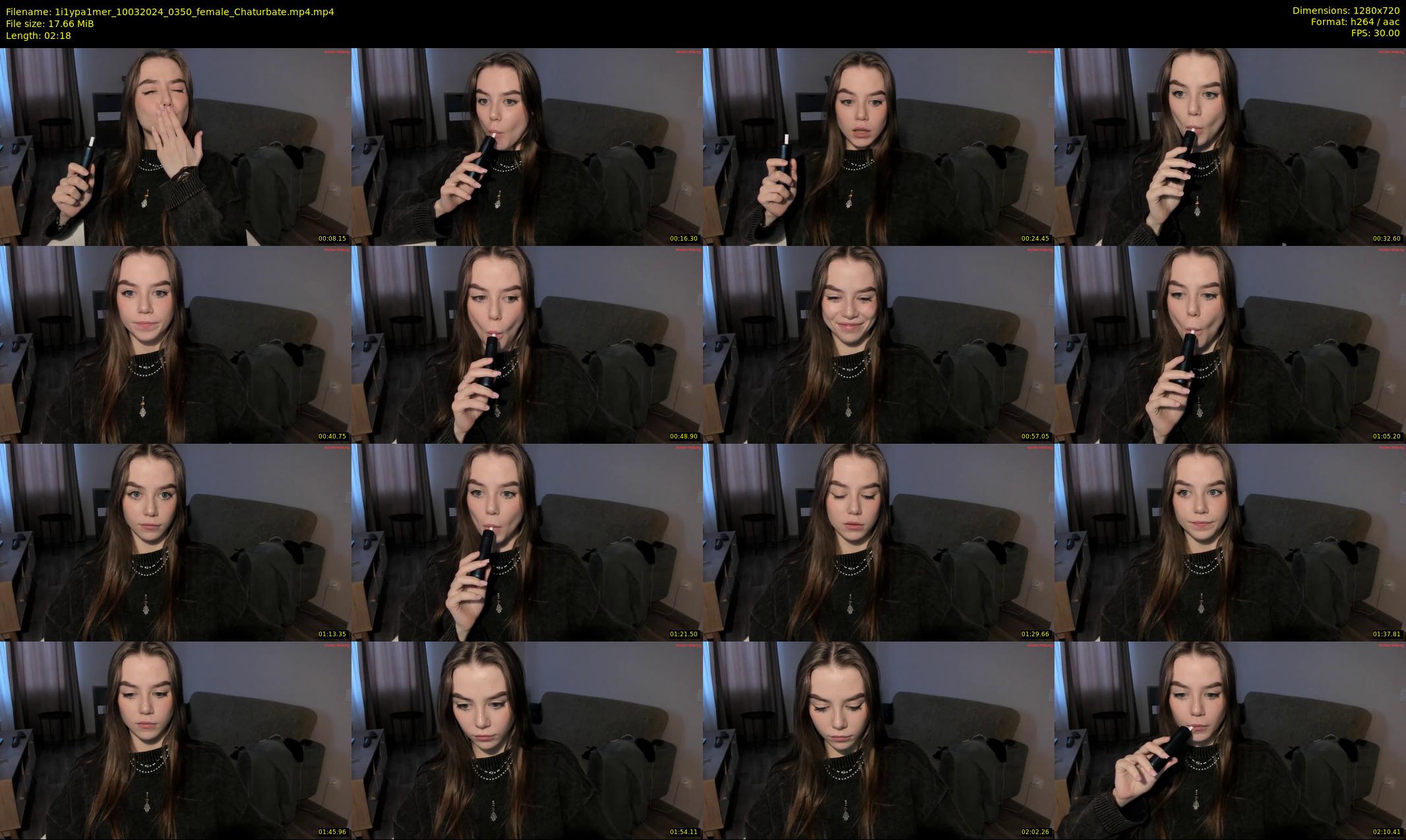 1i1ypa1mer — 3 minute Chaturbate female cam show recording, 720p, Mar 10, 2024