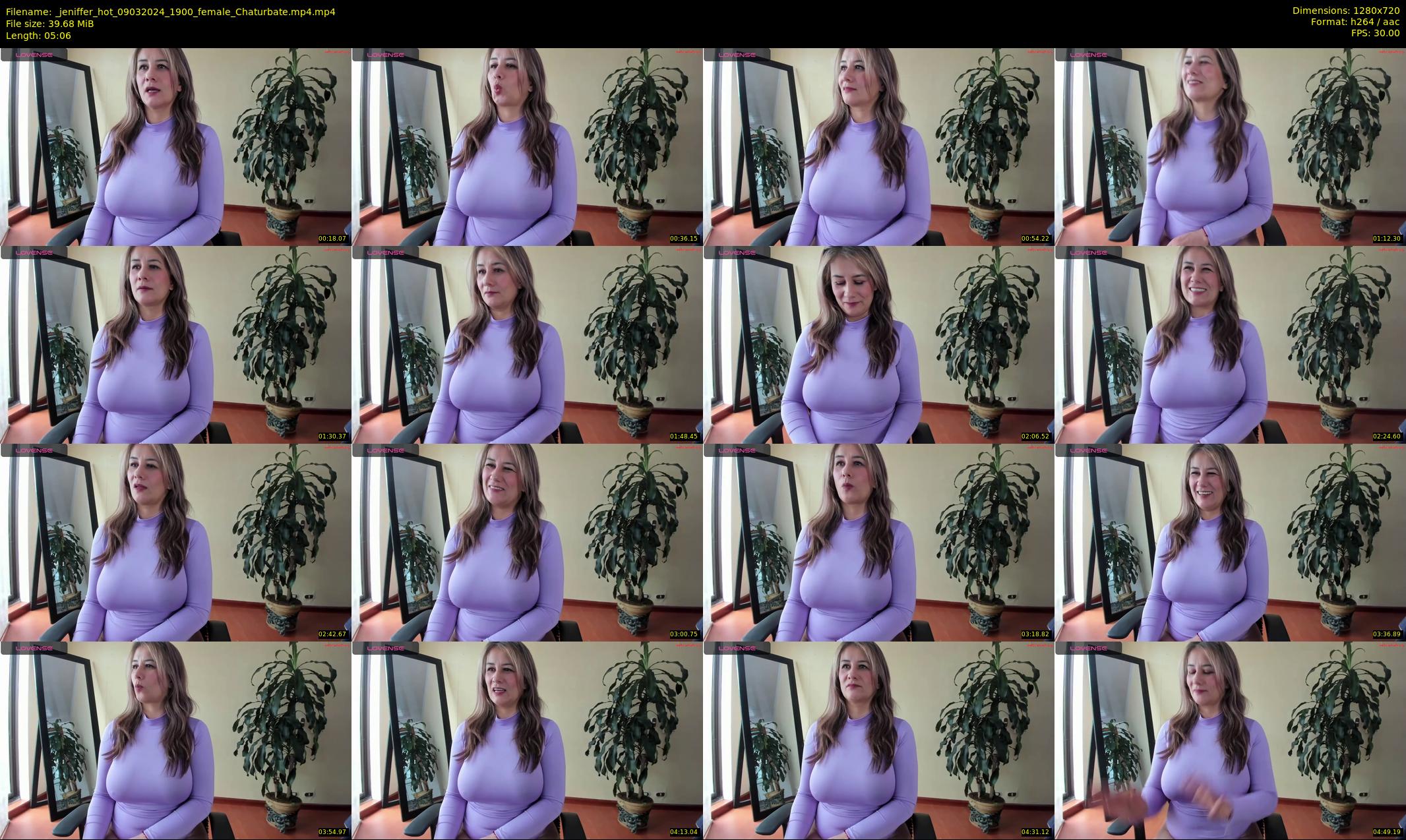 _jeniffer_hot — 6 minute Chaturbate female cam show recording, 720p, Mar 9, 2024