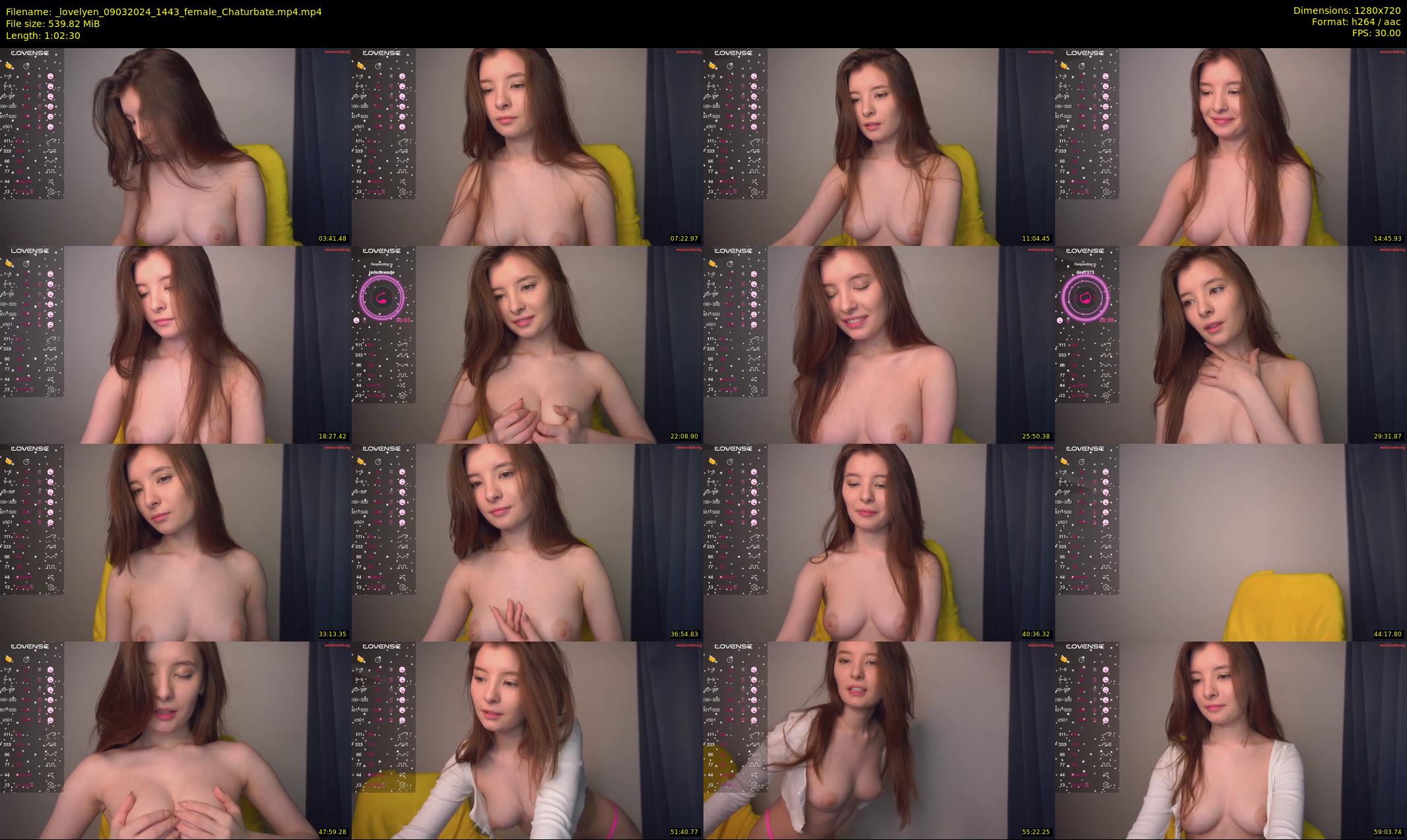 _lovelyen — 63 minute Chaturbate female cam show recording, 720p, Mar 9, 2024
