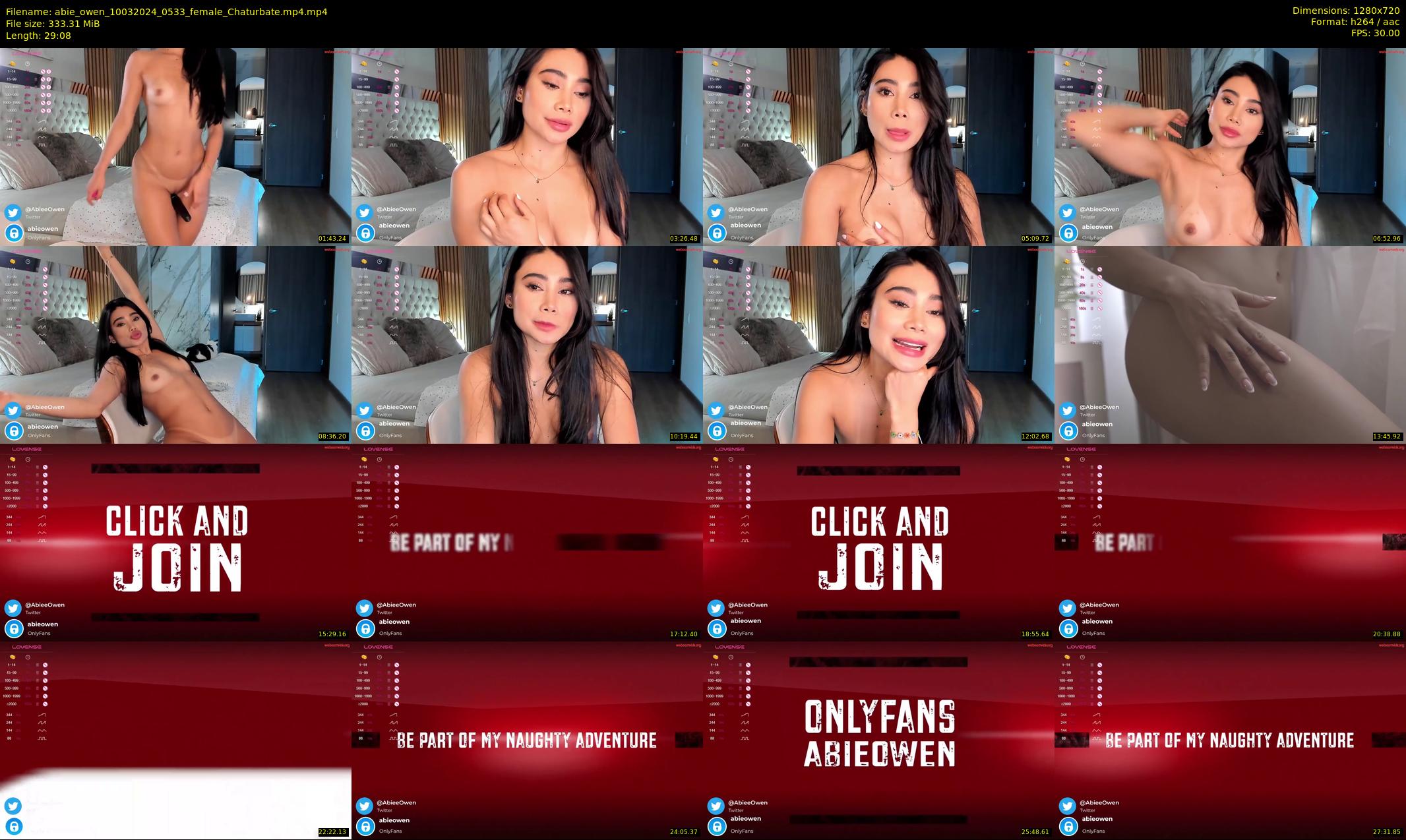abie_owen — 30 minute Chaturbate female cam show recording, 720p, Mar 10, 2024