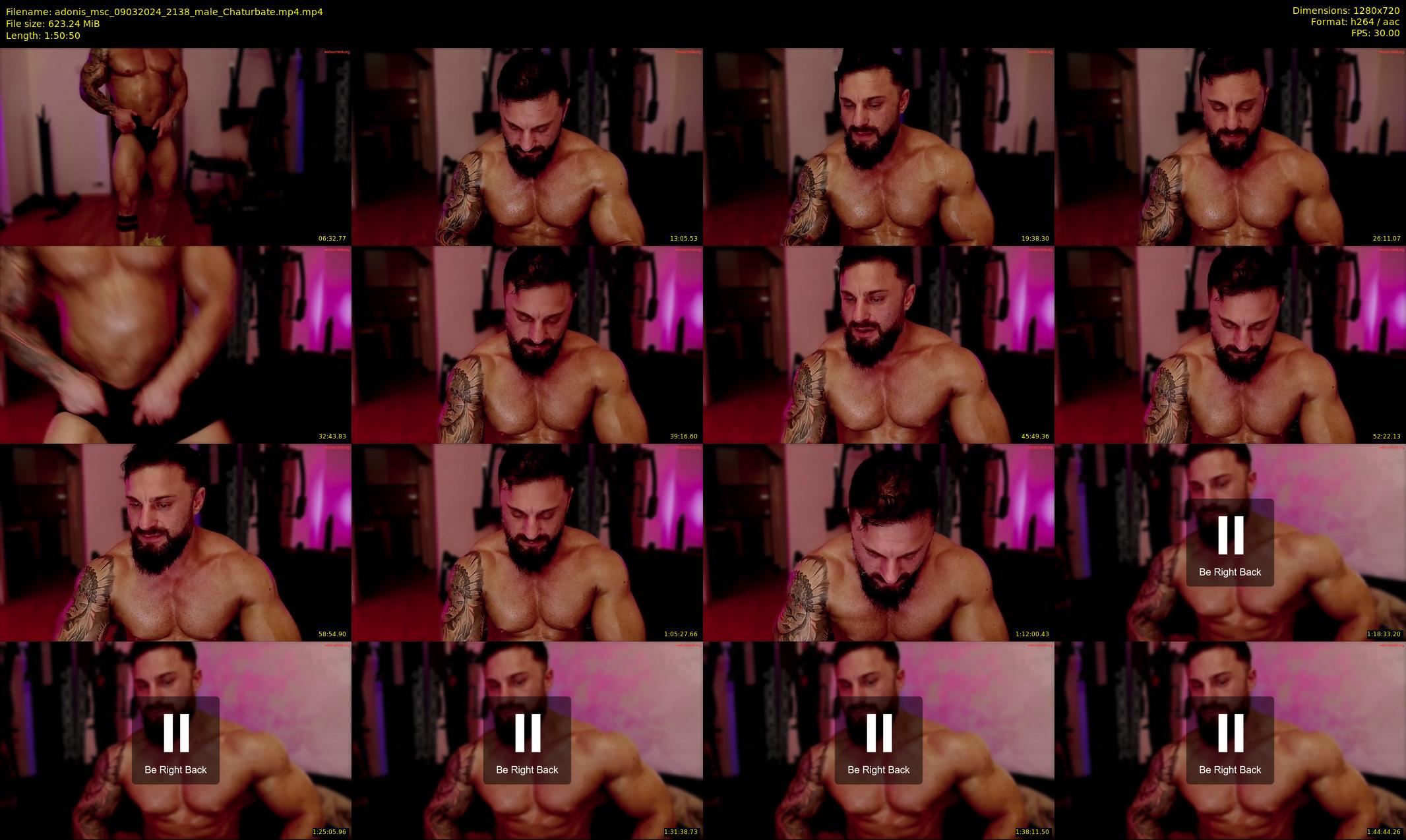 adonis_msc — 111 minute Chaturbate male cam show recording, 720p, Mar 9, 2024