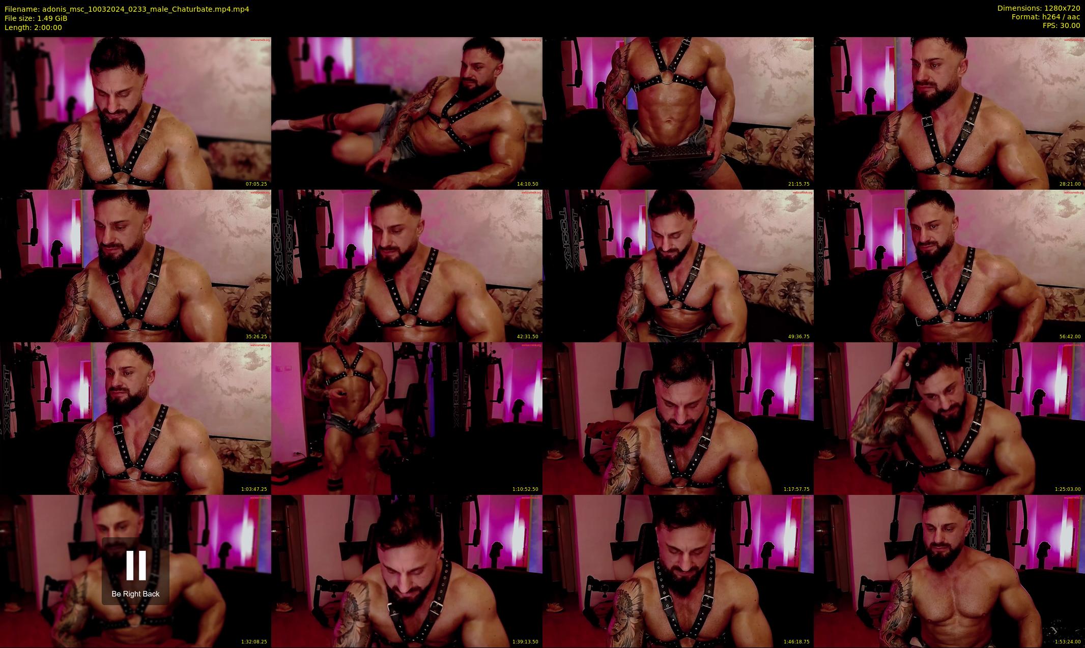 adonis_msc — 120 minute Chaturbate male cam show recording, 720p, Mar 10, 2024